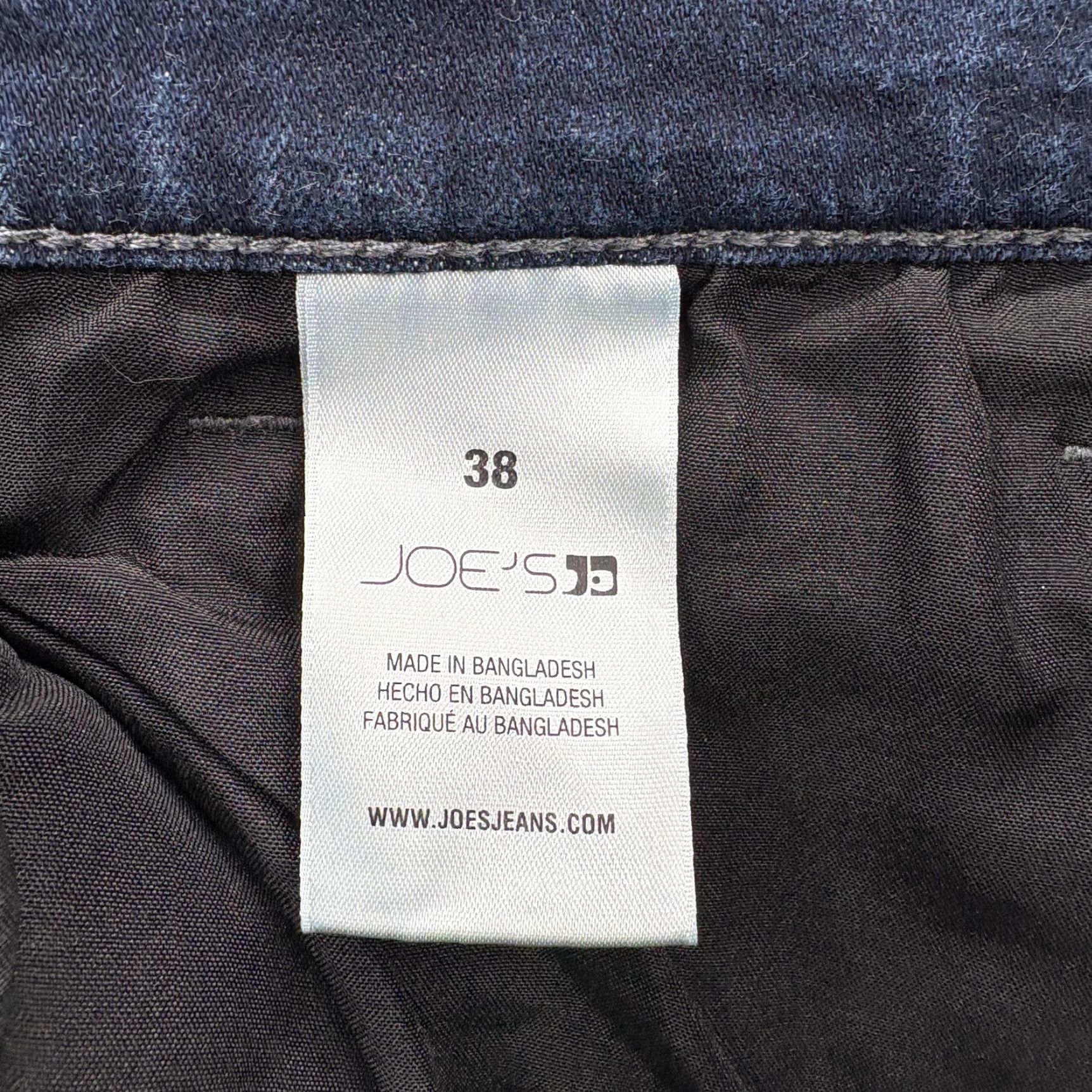 Vintage Joe's Jeans Kingpin Jeans Mens 38x30 Blue Dark Wash Slim Tapered Stretch Denim Pants Size US 38 / EU 54 - 5 Thumbnail
