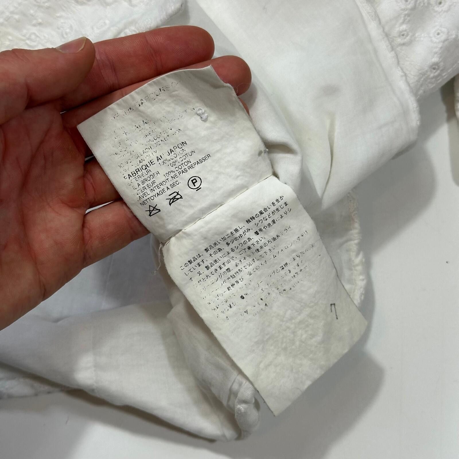 Comme des Garcons Comme Des Garçons Tricot Reversible Broderie Floral Shirt S Size S / US 4 / IT 40 - 5 Thumbnail