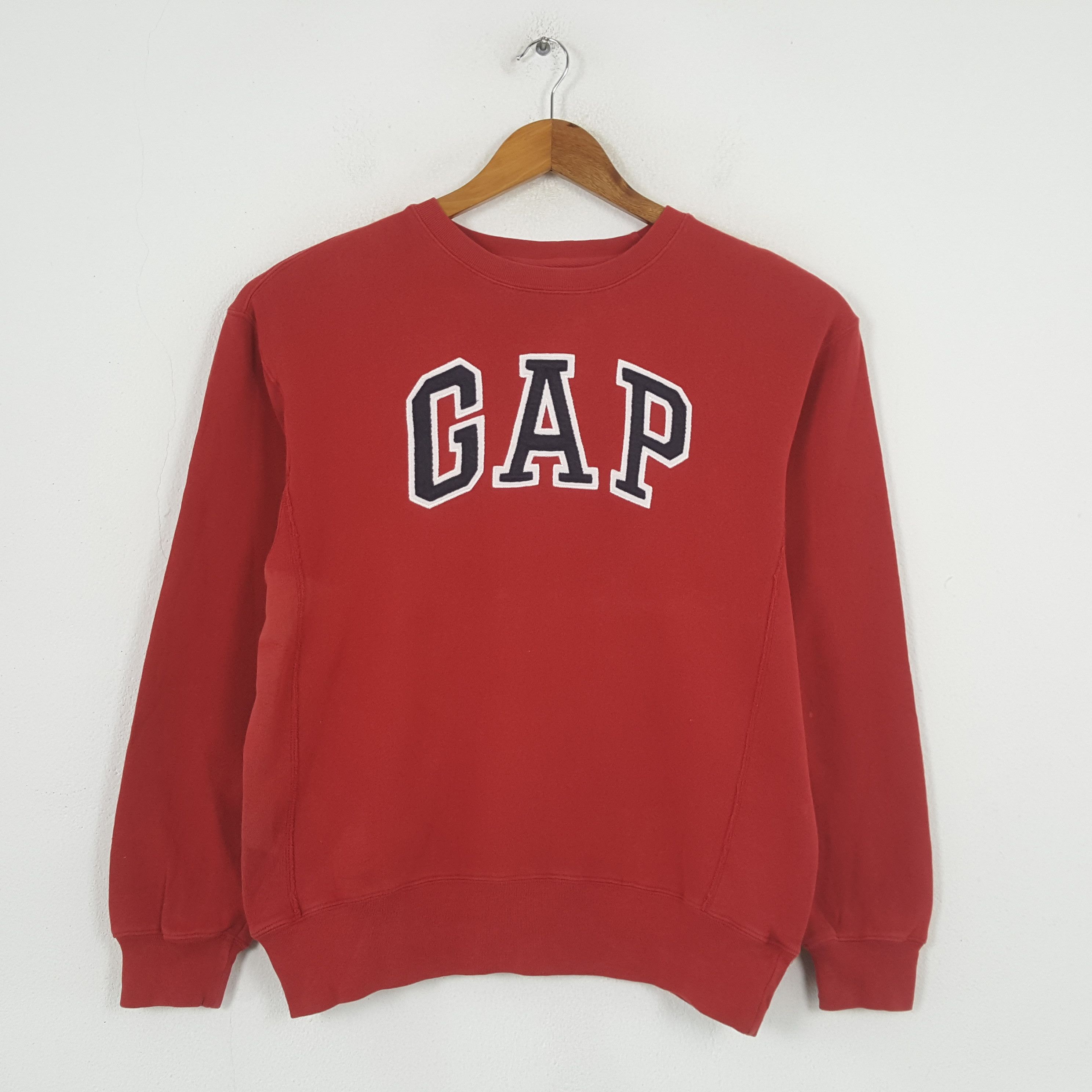 Gap × Vintage Vintage GAP Streetwear Skateboard Style Sweatshirt C288N17 Size US M / EU 48-50 / 2 - 1 Thumbnail