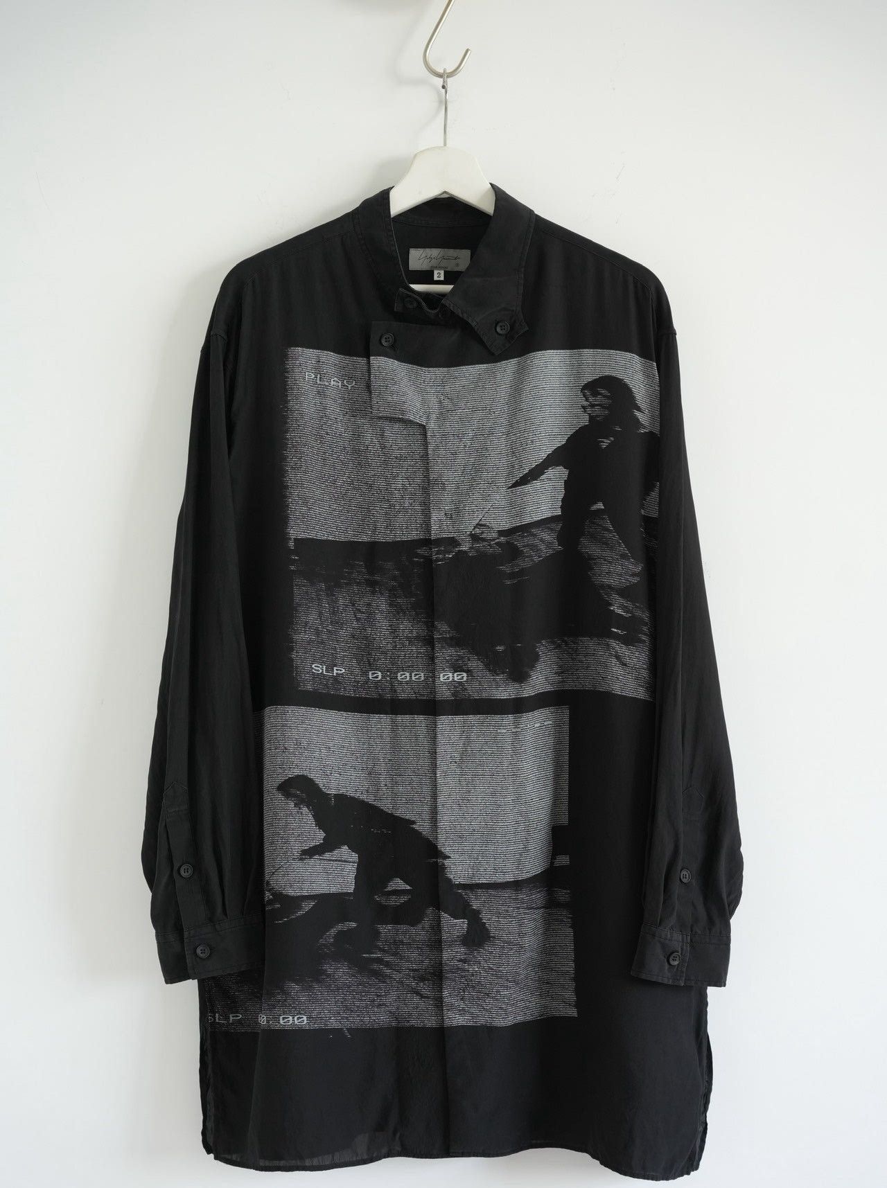 Yohji Yamamoto Yohji Yamamoto 22SS Movie Print Silk Shirt Size US M / EU 48-50 / 2 - 1 Thumbnail