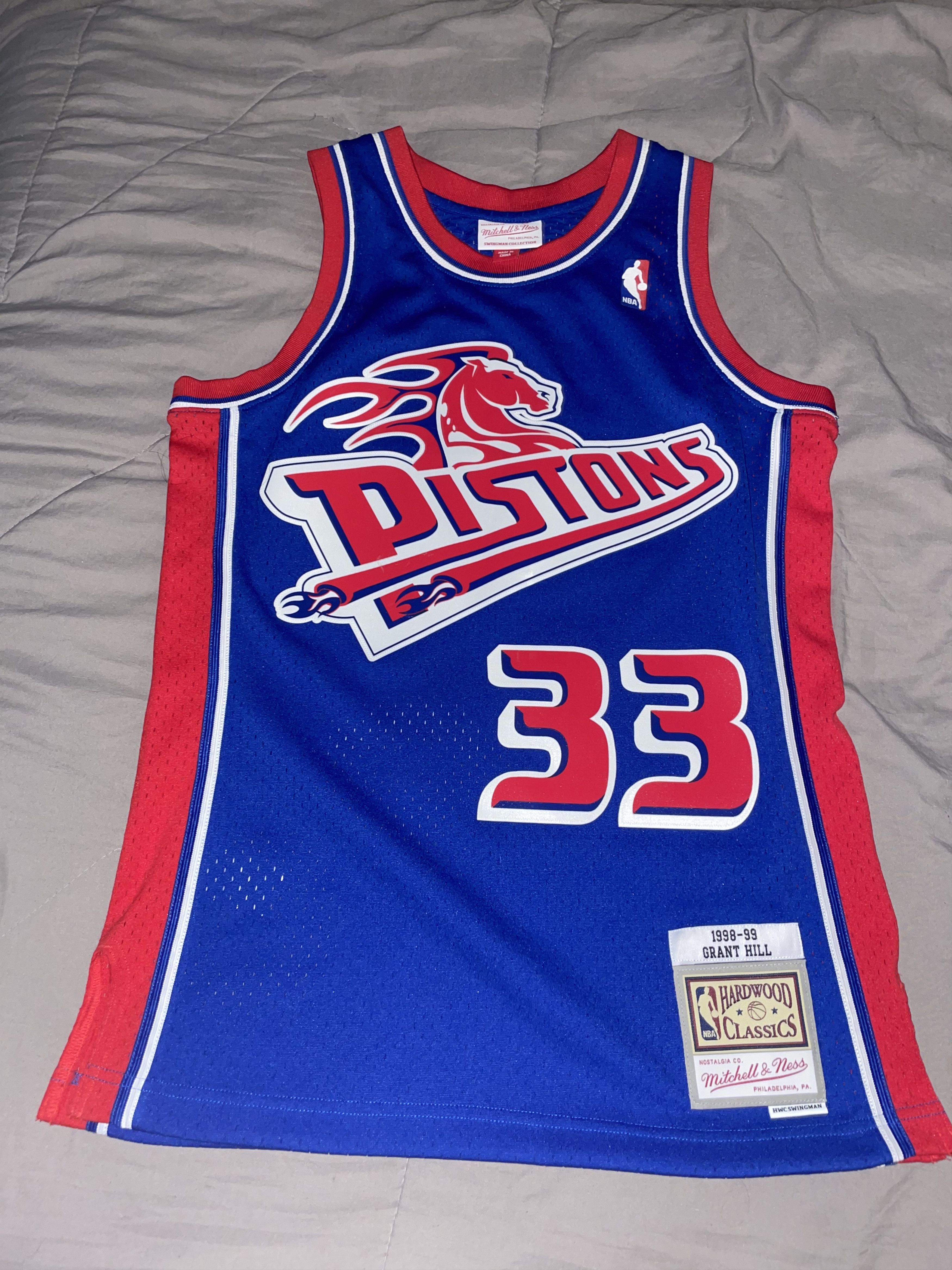Mitchell & Ness × NBA Hardwood Classics Grant Hill Detroit Pistons TB Jersey Size US S / EU 44-46 / 1 - 1 Thumbnail