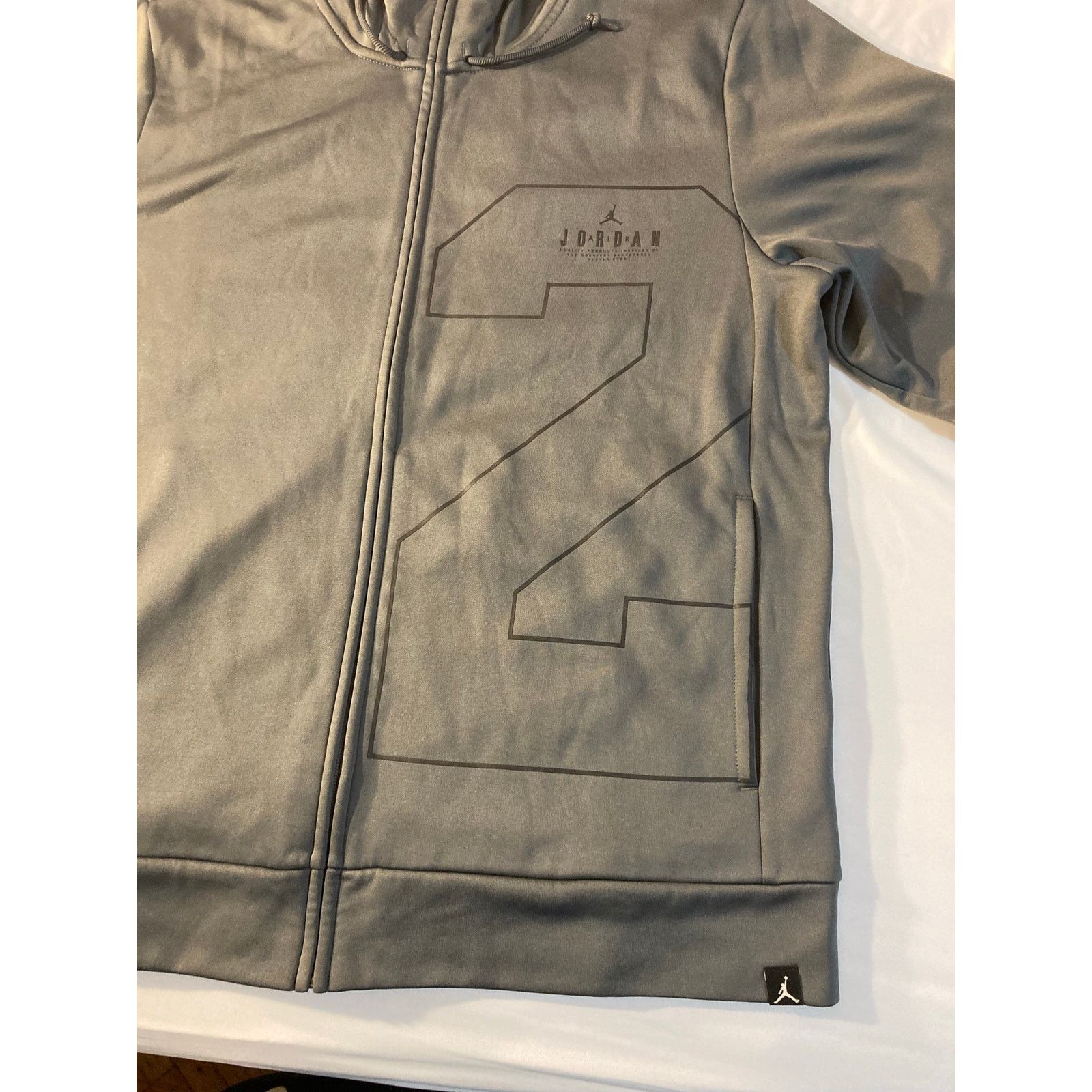 Jordan Brand Jordan 23 Therma Lite Full zip Hoodie Grey Sz L 831381-021 Size US L / EU 52-54 / 3 - 7 Thumbnail