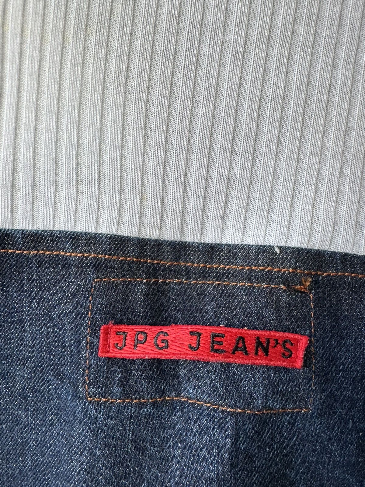 Jean Paul Gaultier Archive* Jahn Paul Gaultier Tank Top Jeans Vest Size L / US 10 / IT 46 - 5 Thumbnail