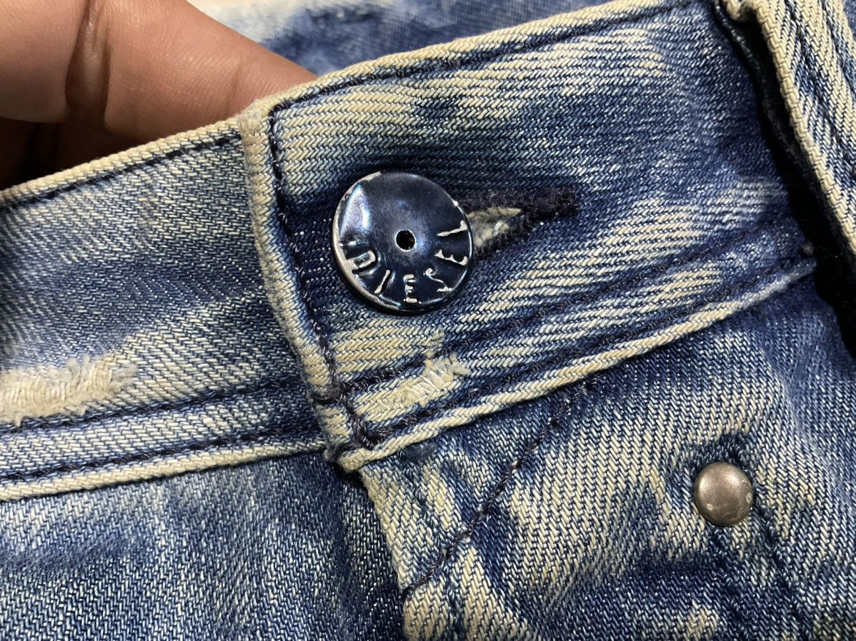 Diesel × If Six Was Nine × Japanese Brand 🔥Sick Y2K Diesel Denim Distressed Safado Size US 32 / EU 48 - 12 Thumbnail