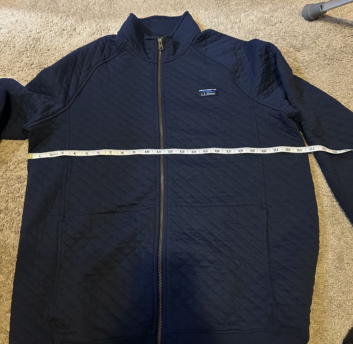 L.L. Bean L.L.Bean Quilted Zip Up Jacket / Sweatshirt Size US L / EU 52-54 / 3 - 5 Thumbnail