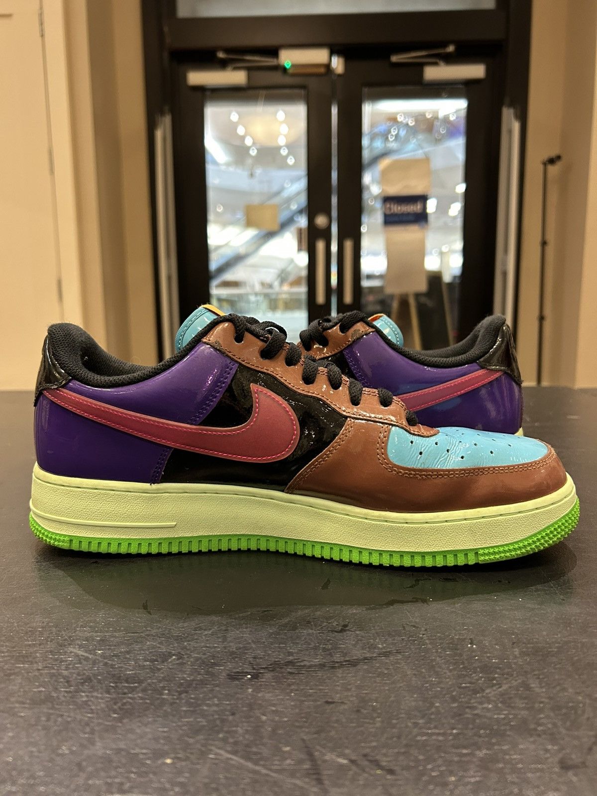 Nike Nike Air Force 1 Low ‘Undefeated Multi Patent Pink Prime’ Size US 11.5 / EU 44-45 - 3 Thumbnail