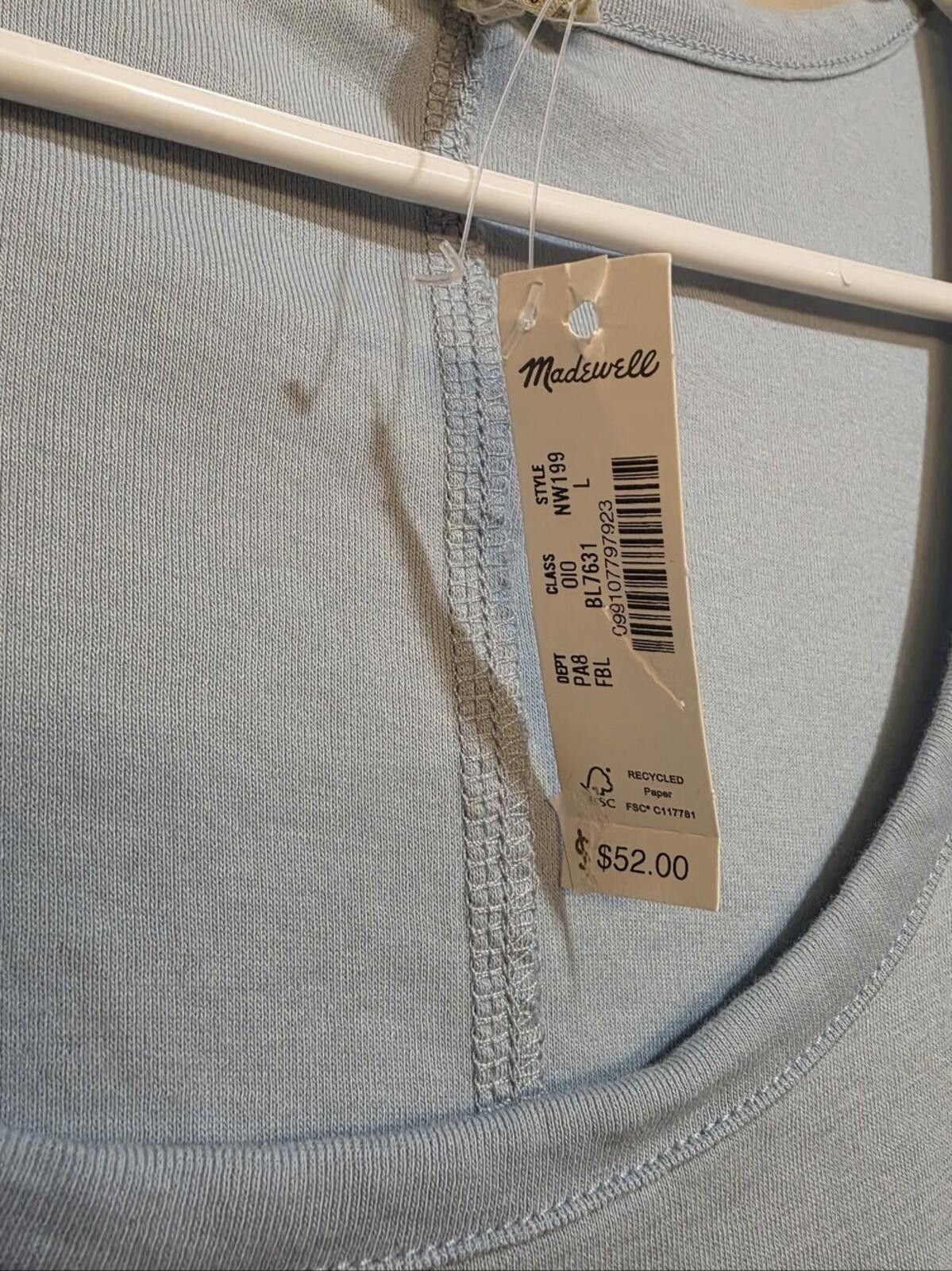Madewell Madewell Puff-Sleeve Scoopneck Tee Size L / US 10 / IT 46 - 3 Thumbnail