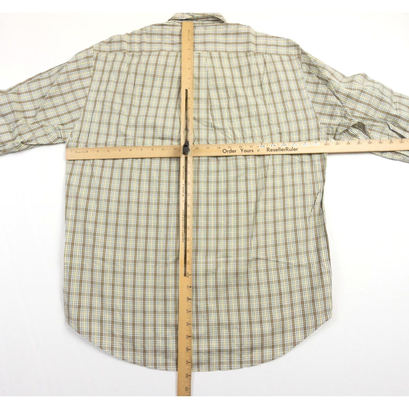 Faconnable VINTAGE Façonnable Beige Button Up Shirt Small Long Sleeve Check Preppy Mens Size US S / EU 44-46 / 1 - 7 Thumbnail