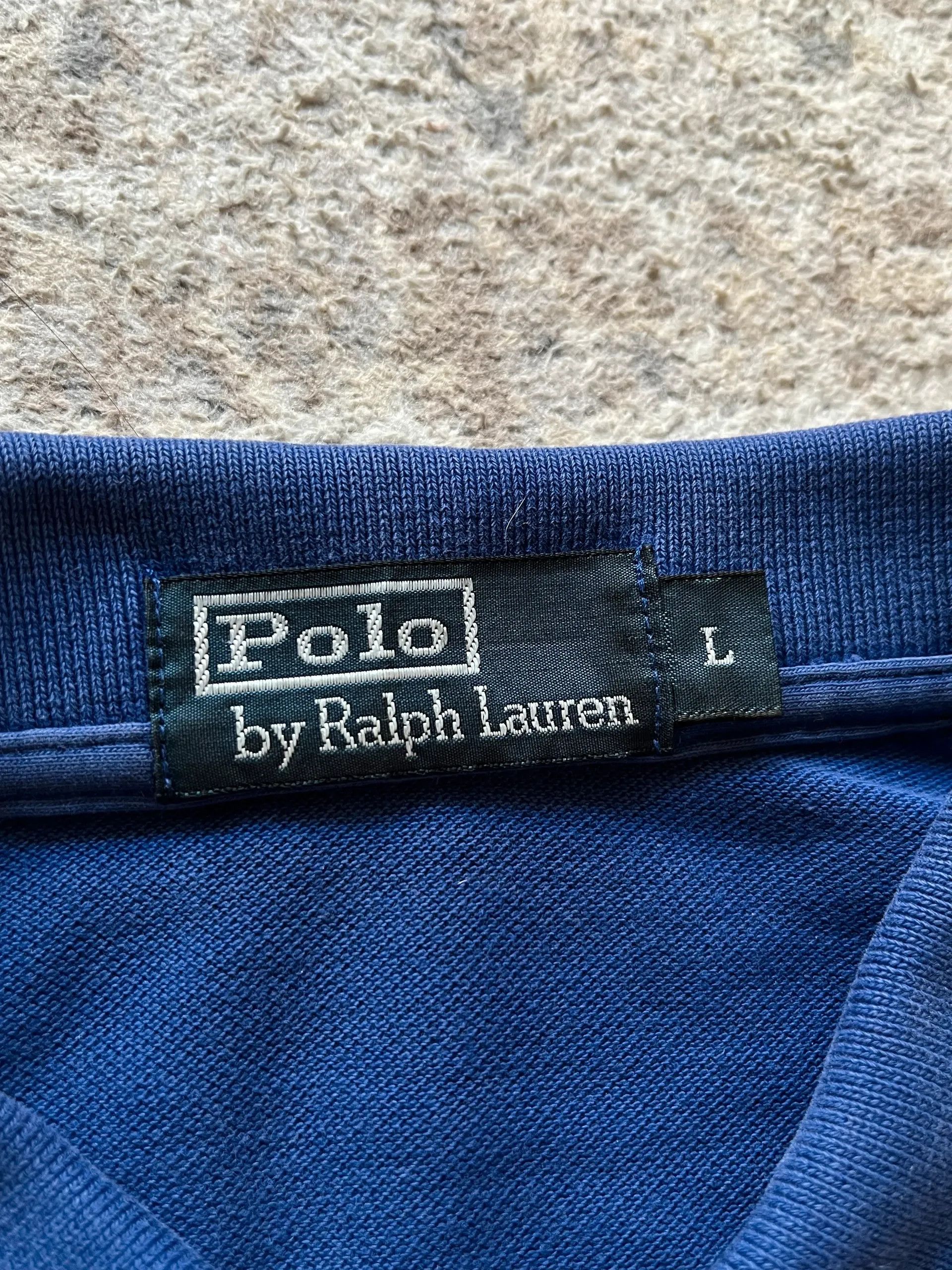 Polo Ralph Lauren Polo Ralph Lauren Small Pony Blue Polo Shirt Sz L Size US L / EU 52-54 / 3 - 5 Thumbnail