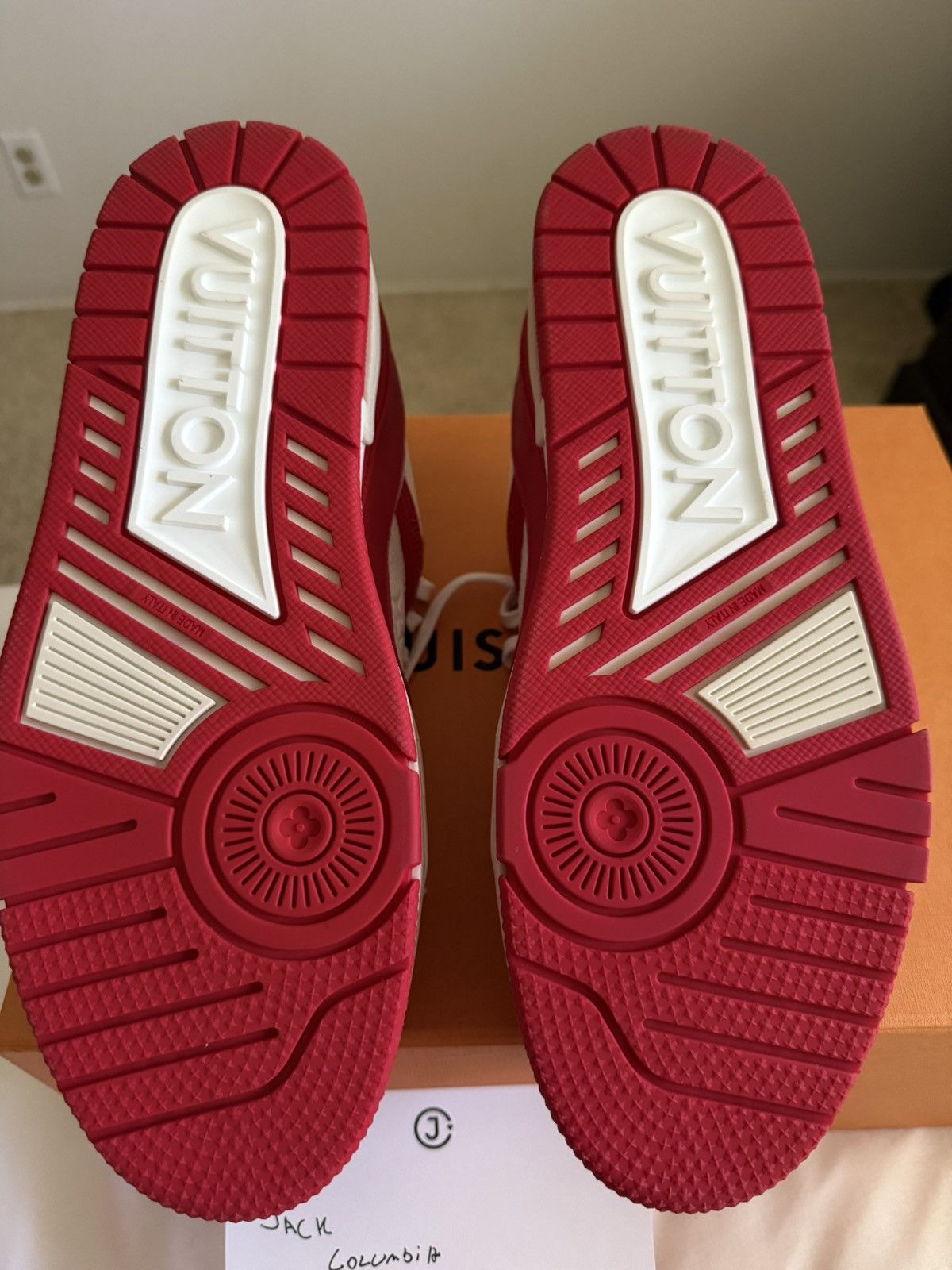 Louis Vuitton Louis Vuitton Trainer (Red) Size US 9.5 / EU 42-43 - 6 Thumbnail
