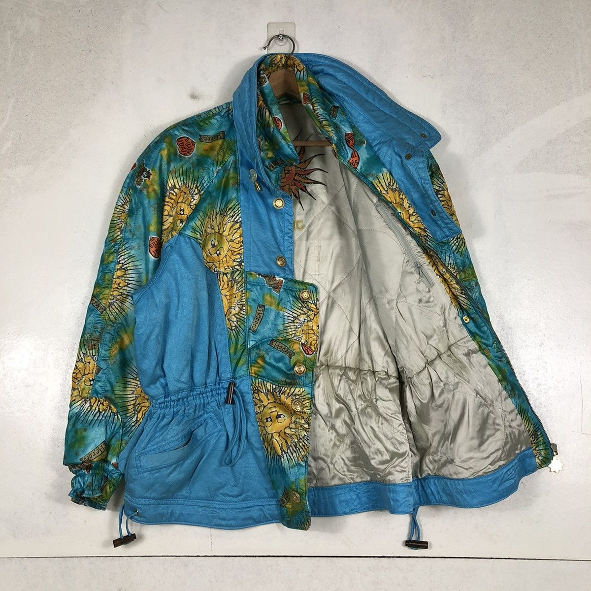 Japanese Brand 📌VINTAGE BOMBER JACKET SKI WINTER LAFONT ITALY FULL PRINT Size US L / EU 52-54 / 3 - 12 Thumbnail