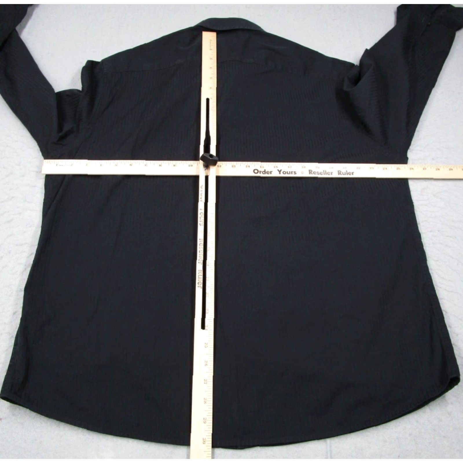 UNTUCKit UNTUCKit Mens Shirt 2XL Black Striped Button Up Long Sleeve Work Casual Size US XXL / EU 58 / 5 - 5 Thumbnail