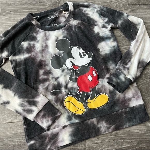 Chaser Brand Chaser x Disney Raglan Mickey Mouse Pullover Sweater Tie Dye Size S / US 4 / IT 40 - 1 Thumbnail