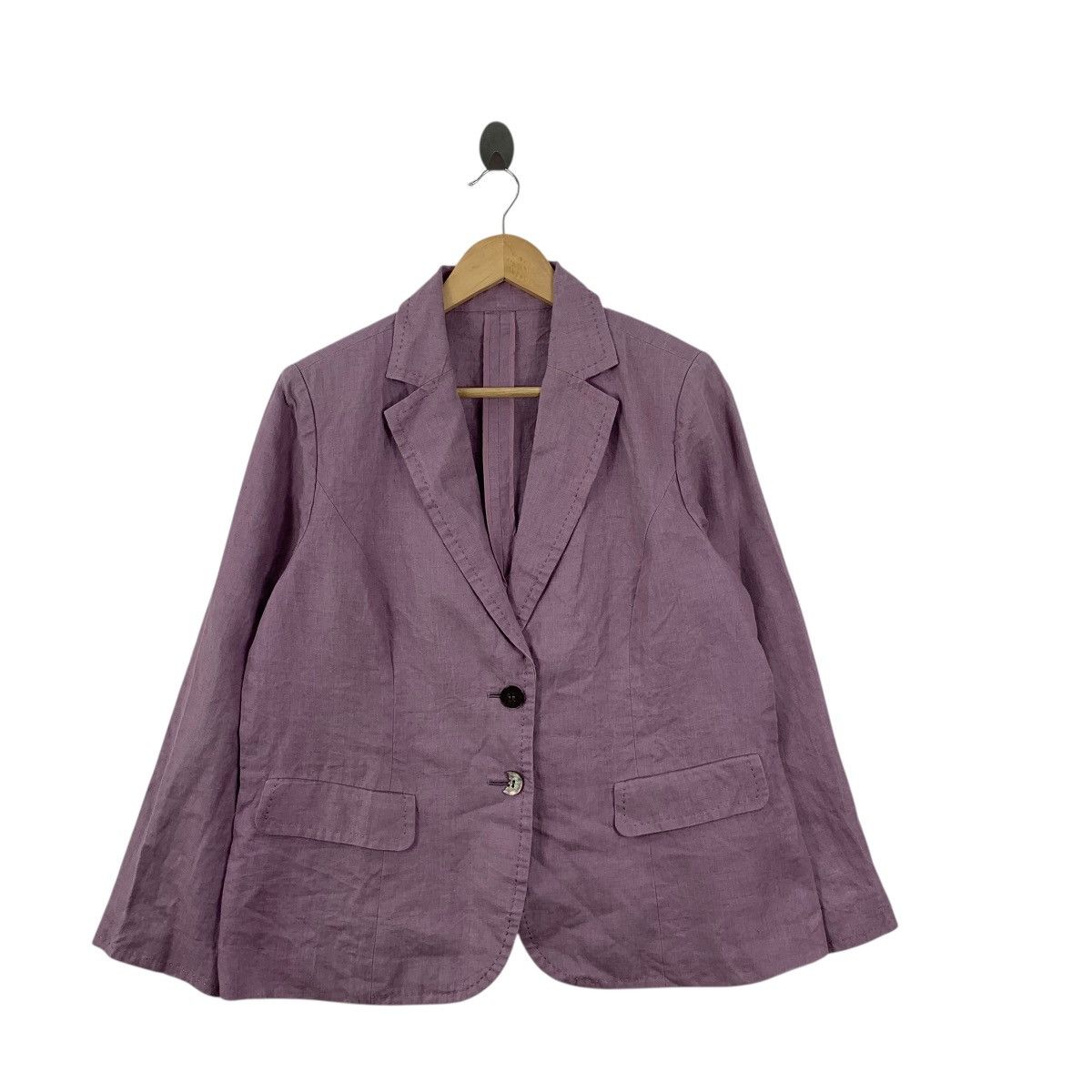 Ermenegildo Zegna Vintage ERMENEGILDO ZEGNA x LEILIAN Collection Blazer Coat Size M / US 6-8 / IT 42-44 - 3 Thumbnail