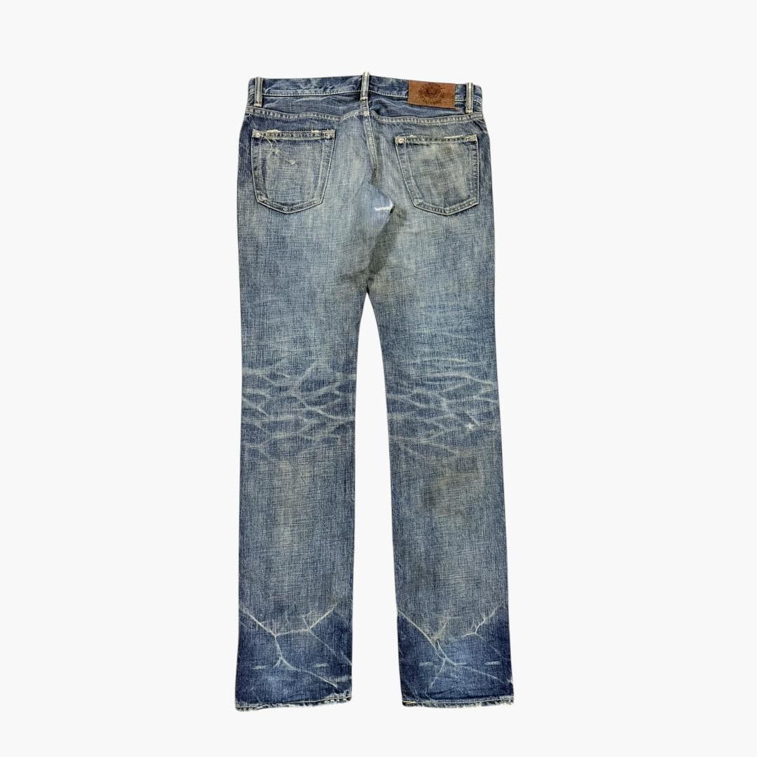 Hysteric Glamour Vtg💥Hysteric Glamour X Ramones Ripped Disstresed Jeans Size US 32 / EU 48 - 2 Thumbnail