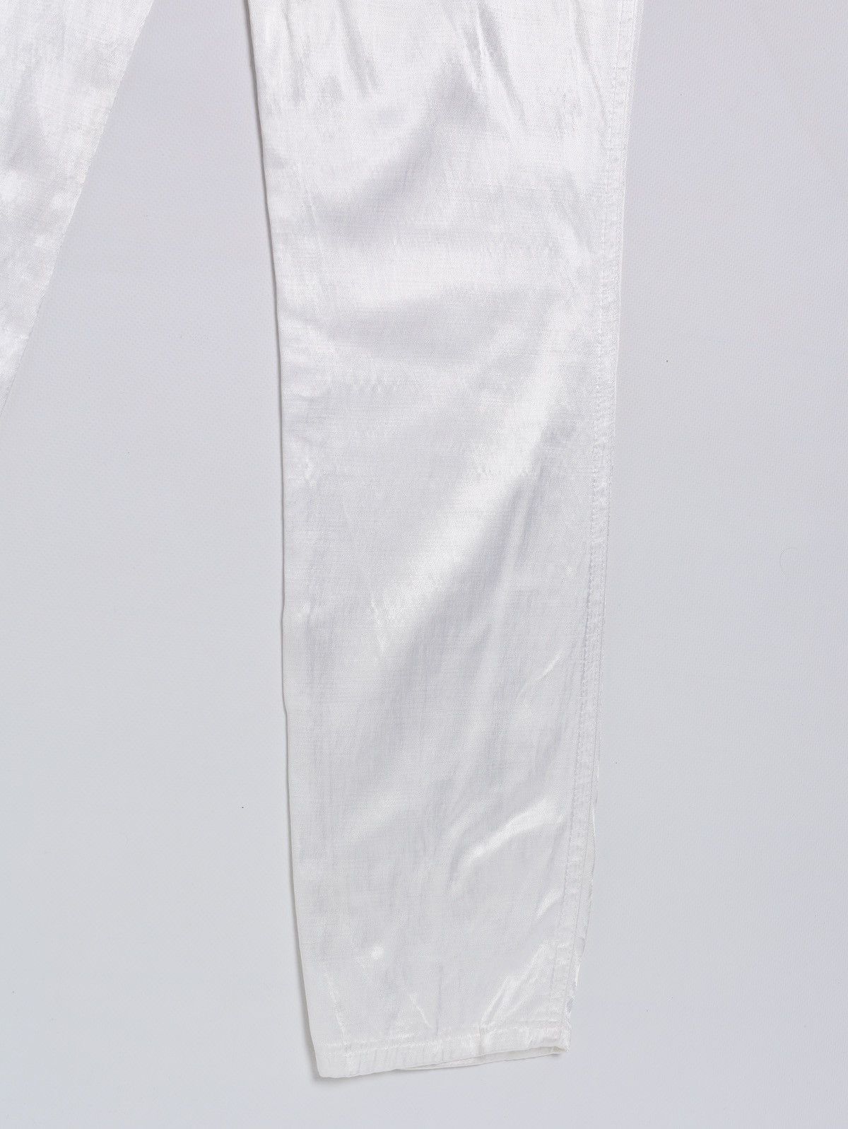 Moschino Moschino Jeans Vintage Pants Viscose White Trousers Logo Size 27" / US 4 / IT 40 - 8 Thumbnail
