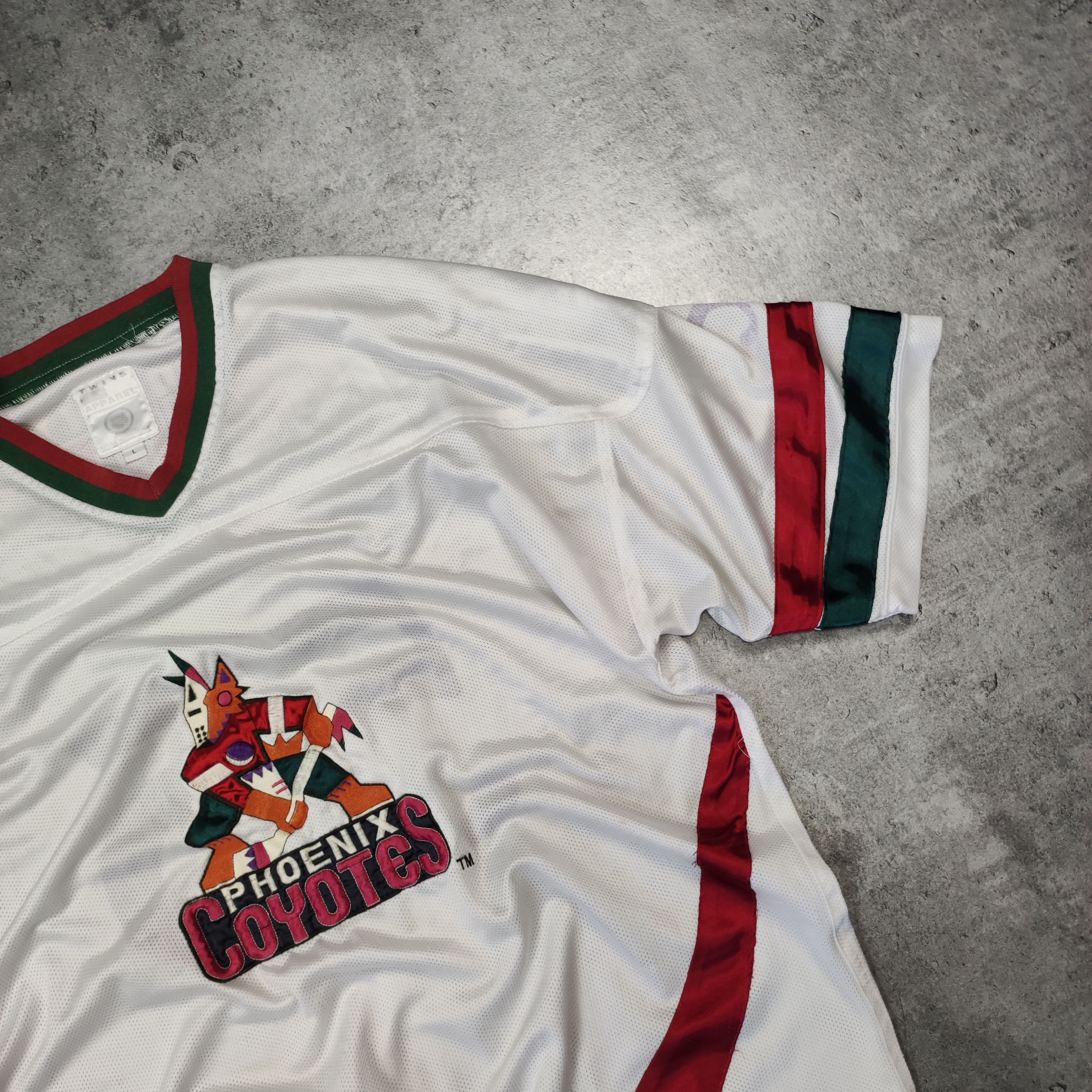 NHL × Vintage RARE 90s NHL Hockey #55 Phoenix Coyotes Jersey Size US L / EU 52-54 / 3 - 3 Thumbnail
