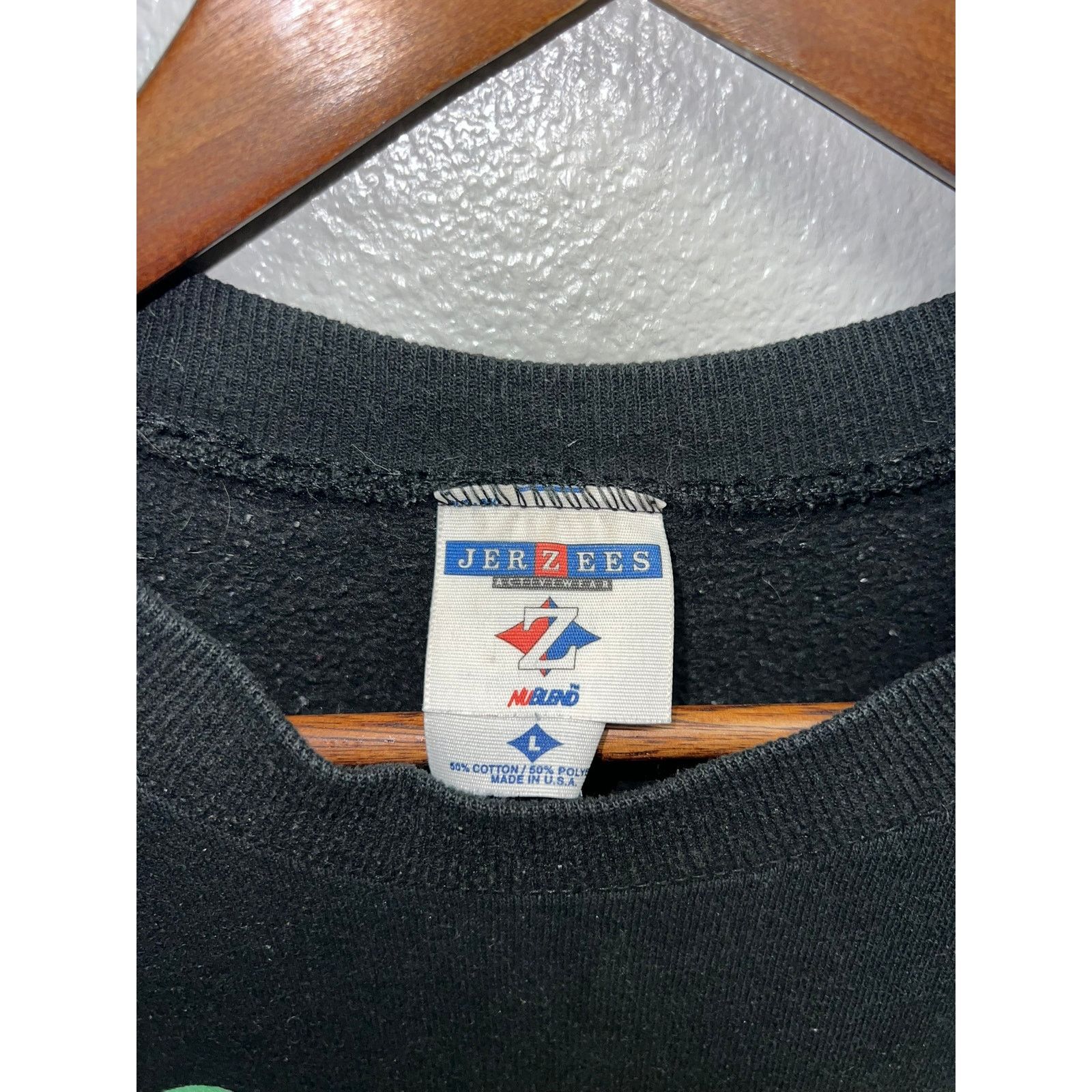 Jerzees Vintage Texas Sweatshirt Crewneck State Gradient 90s 1990s L Size US L / EU 52-54 / 3 - 6 Thumbnail