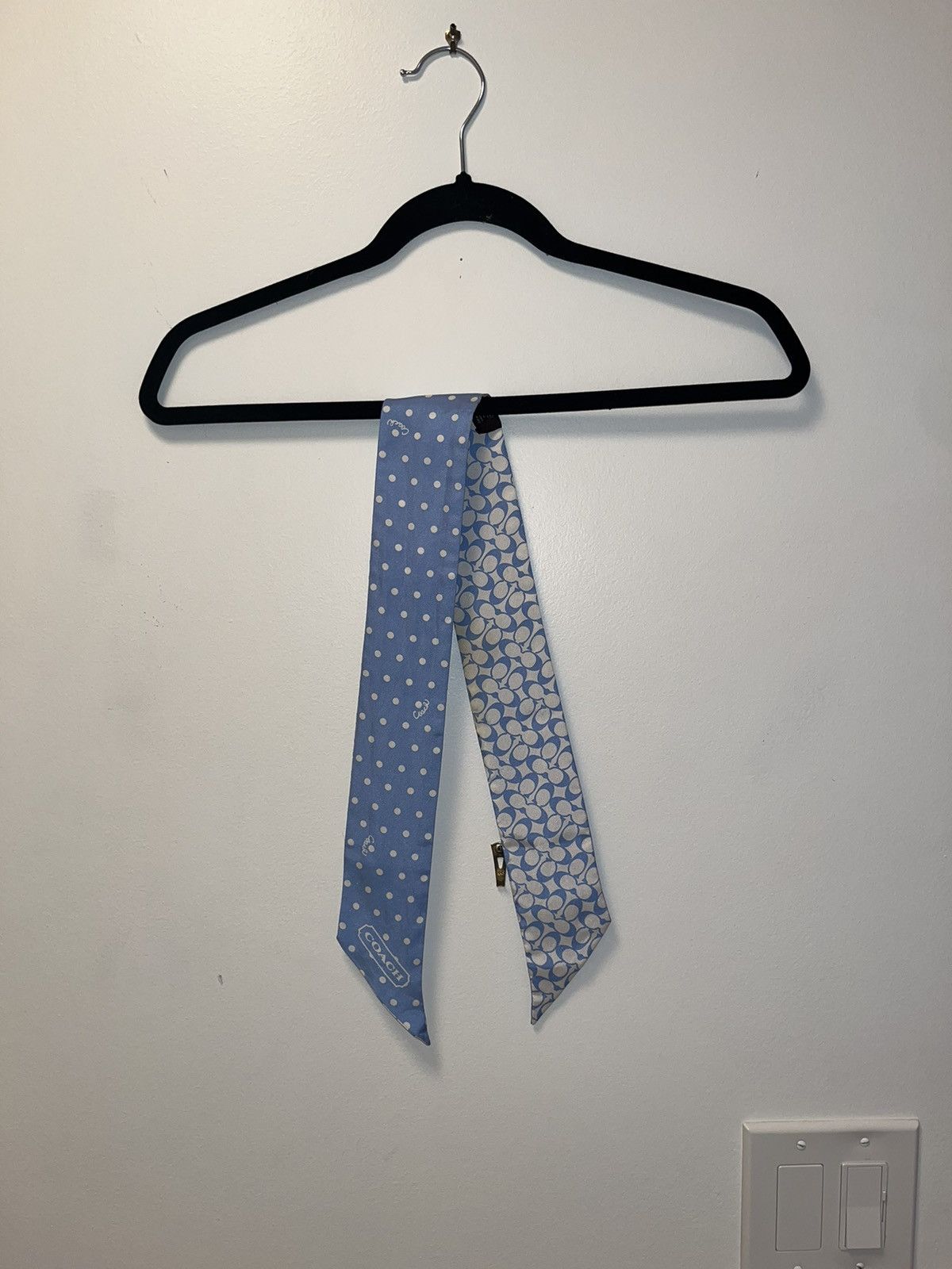 Coach Y2K Vintage Silk Coach Scarf Size ONE SIZE - 2 Thumbnail