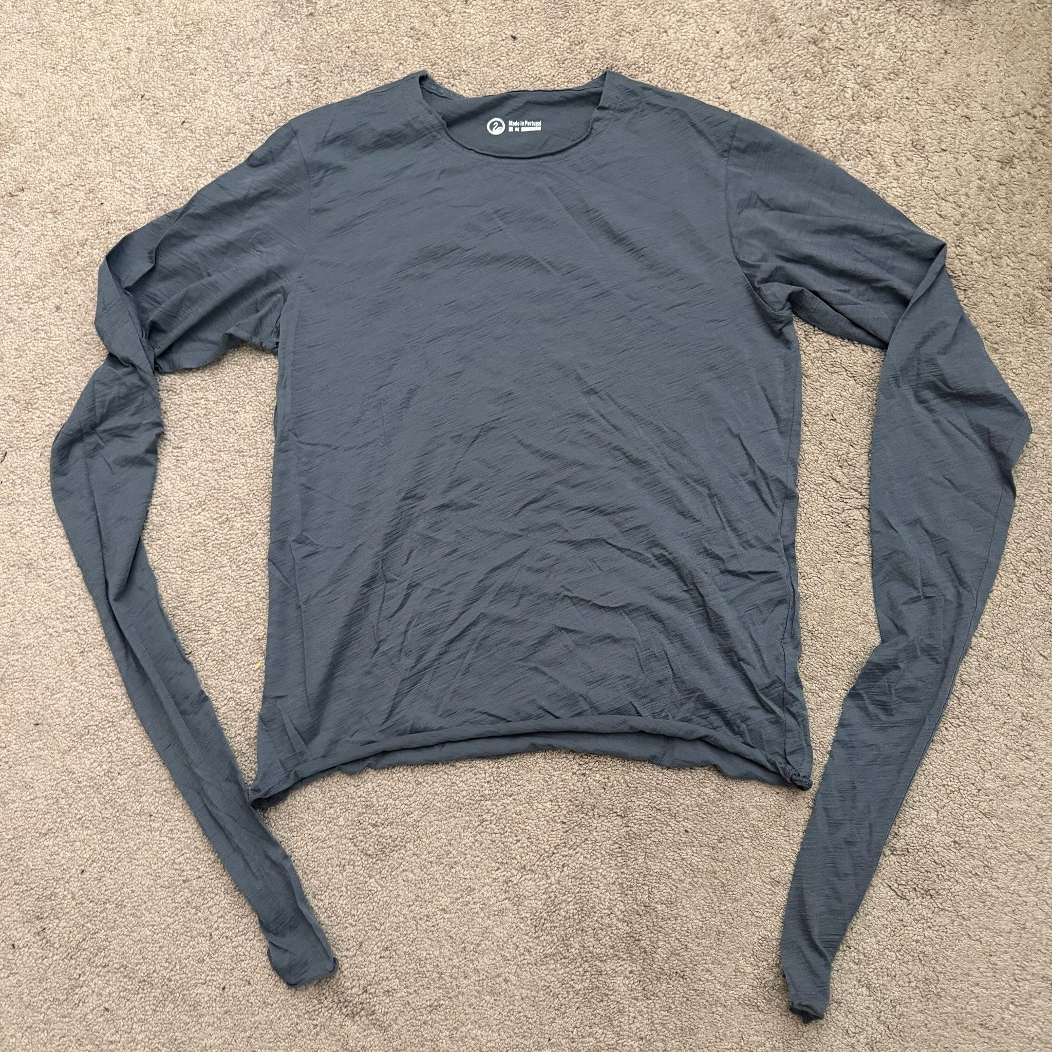 Outlier Dreamweight Raw Cut Longsleeve Shirt NEW Size US M / EU 48-50 / 2 - 1 Thumbnail