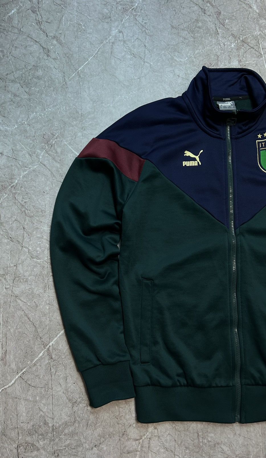 Puma × Vintage Puma Italia Vintage Football Zip Size US S / EU 44-46 / 1 - 6 Thumbnail