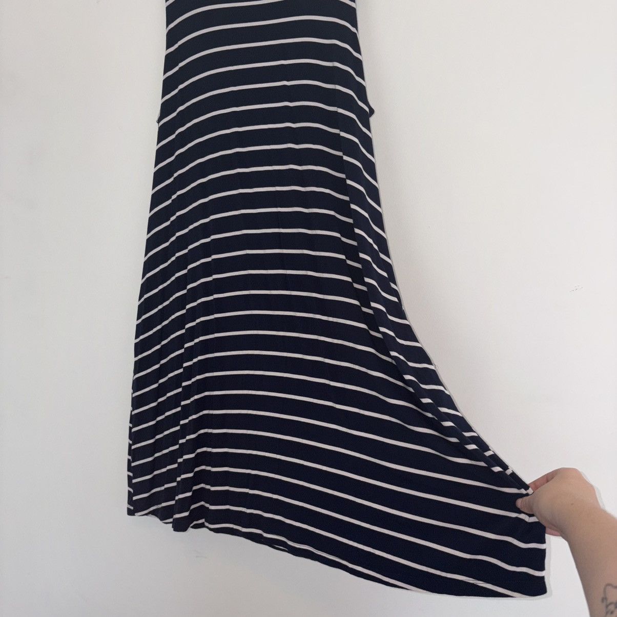 Walmart Time and Tru Navy Blue and White Striped Sleeveless Dress Size XXL / US 16-18 / IT 52-54 - 3 Thumbnail