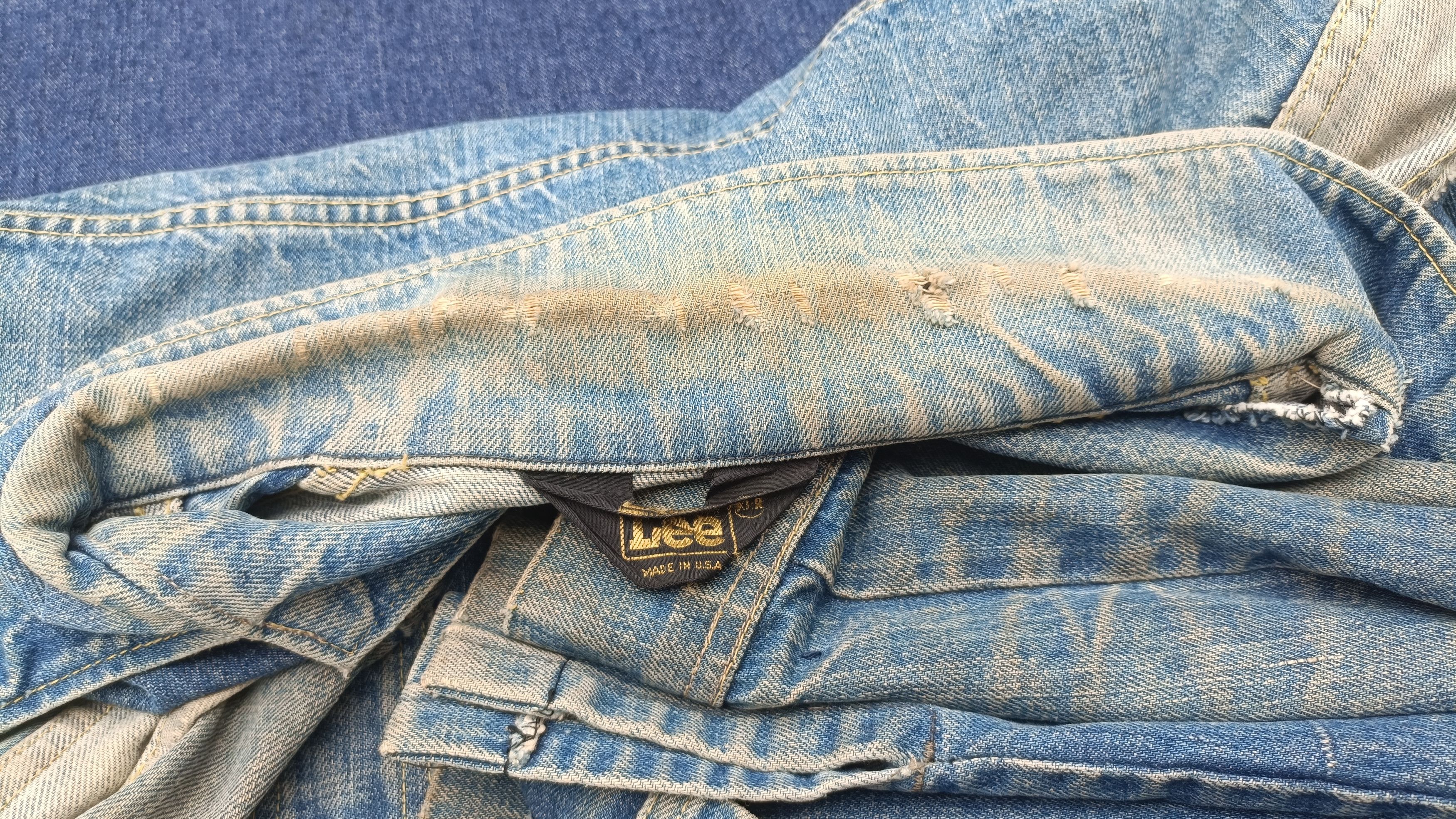 Lee Vintage 70s-80s Lee disstresed denim jacket Size US L / EU 52-54 / 3 - 2 Thumbnail