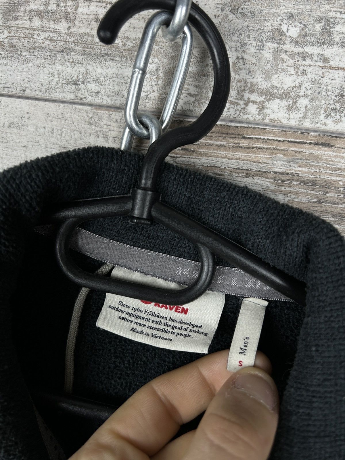 Fjallraven × Vintage Mens Vintage Fjallraven Buck Fleece Graphite outdoor life Size US S / EU 44-46 / 1 - 14 Thumbnail