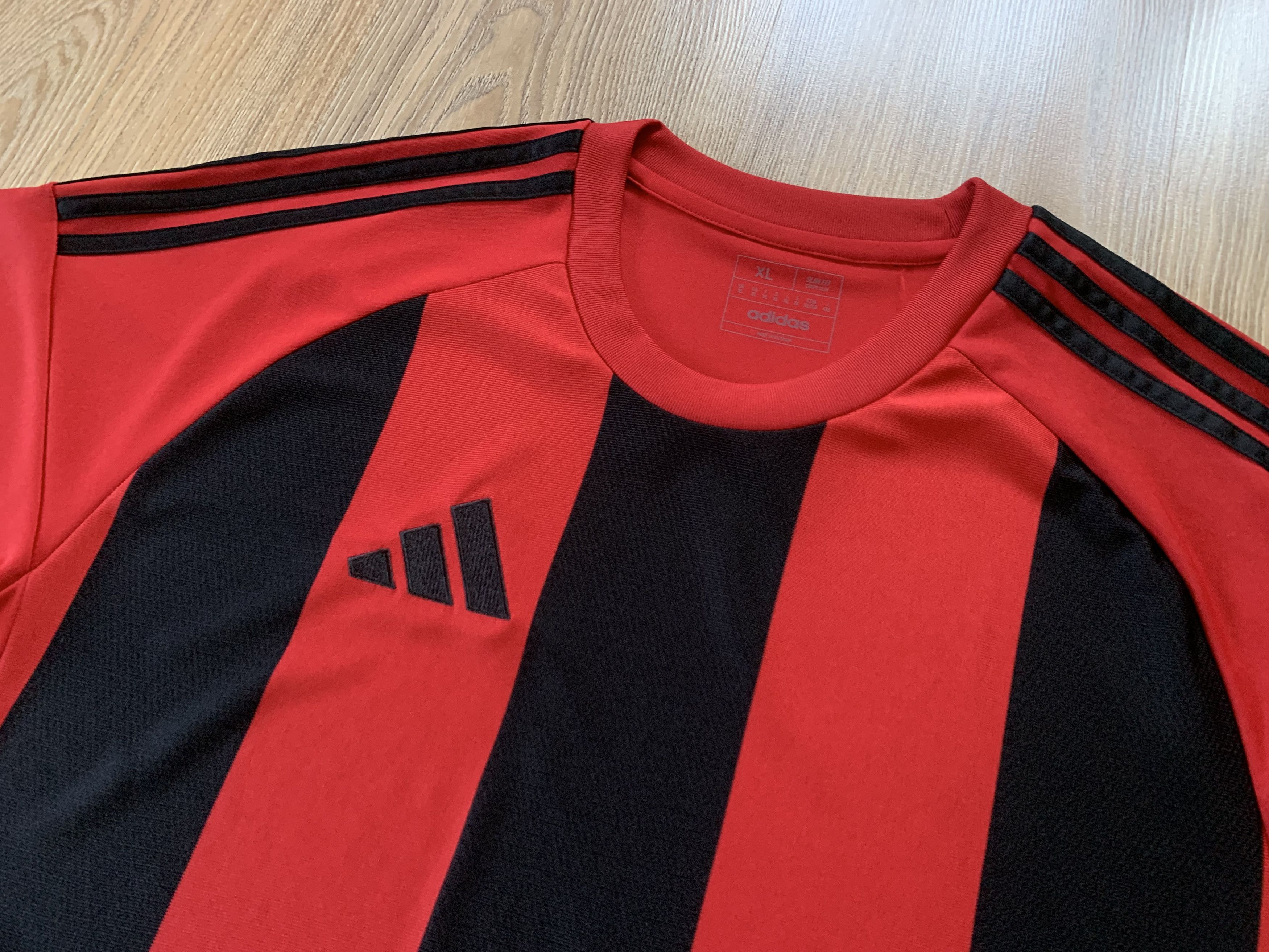Adidas Adidas Aeroready Slim Fit Striped Training T Shirt Size US XL / EU 56 / 4 - 4 Thumbnail