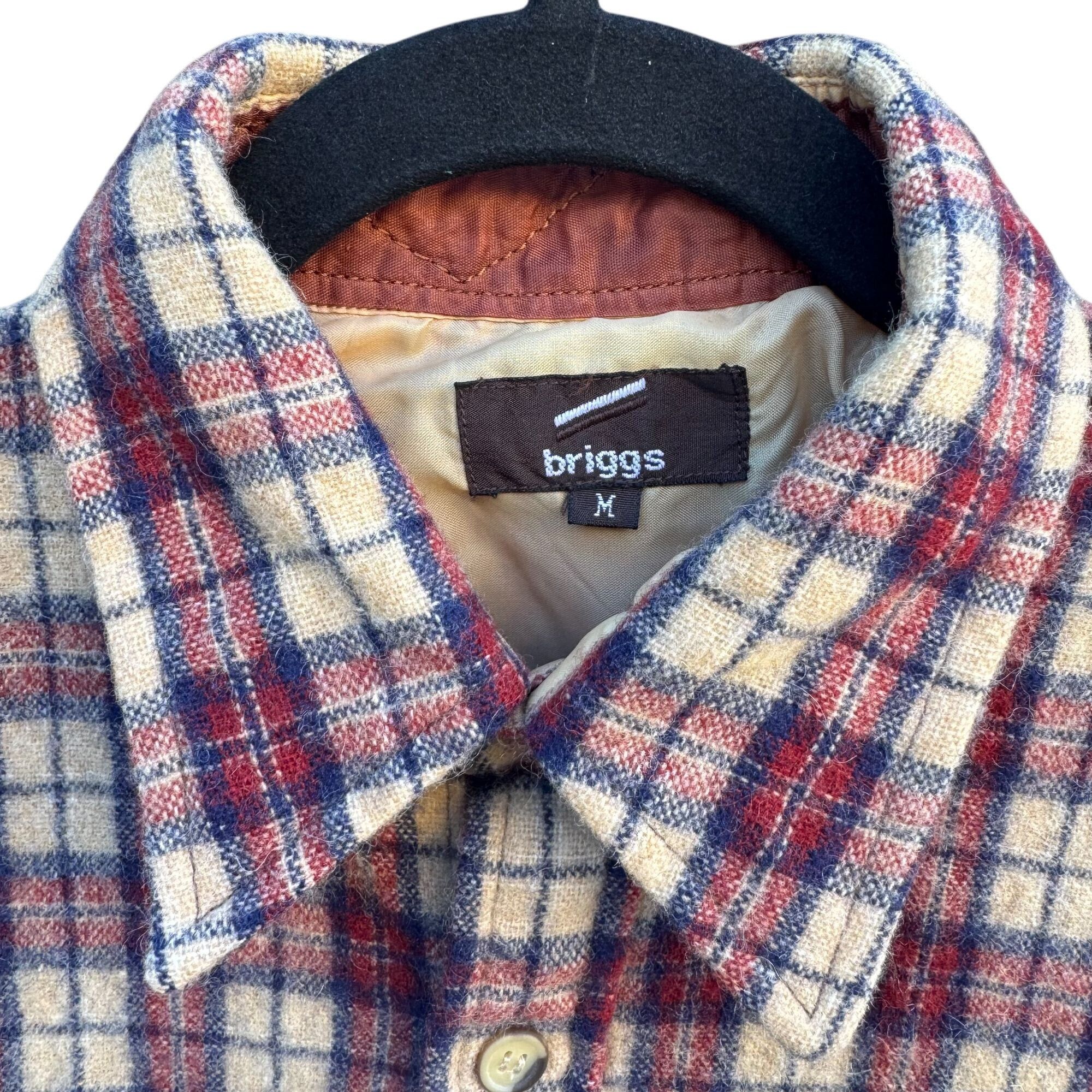 Other Briggs Vintage Plaid Grunge Outdoor Button-Up Flannel Shirt Size US M / EU 48-50 / 2 - 5 Thumbnail