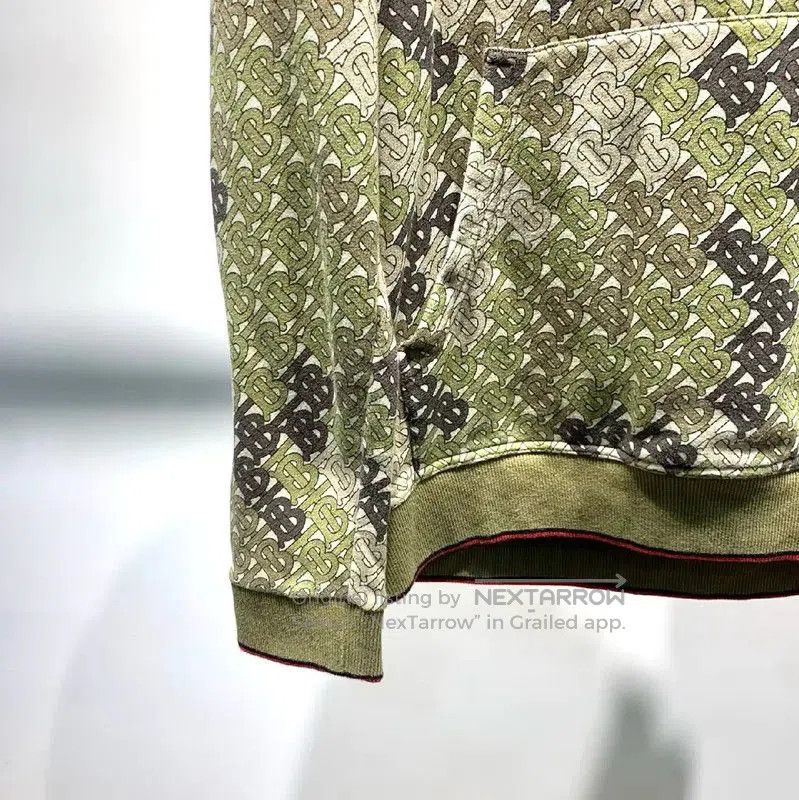 Burberry Burberry Green Cotton Men's Hoodie. Size US L / EU 52-54 / 3 - 6 Thumbnail