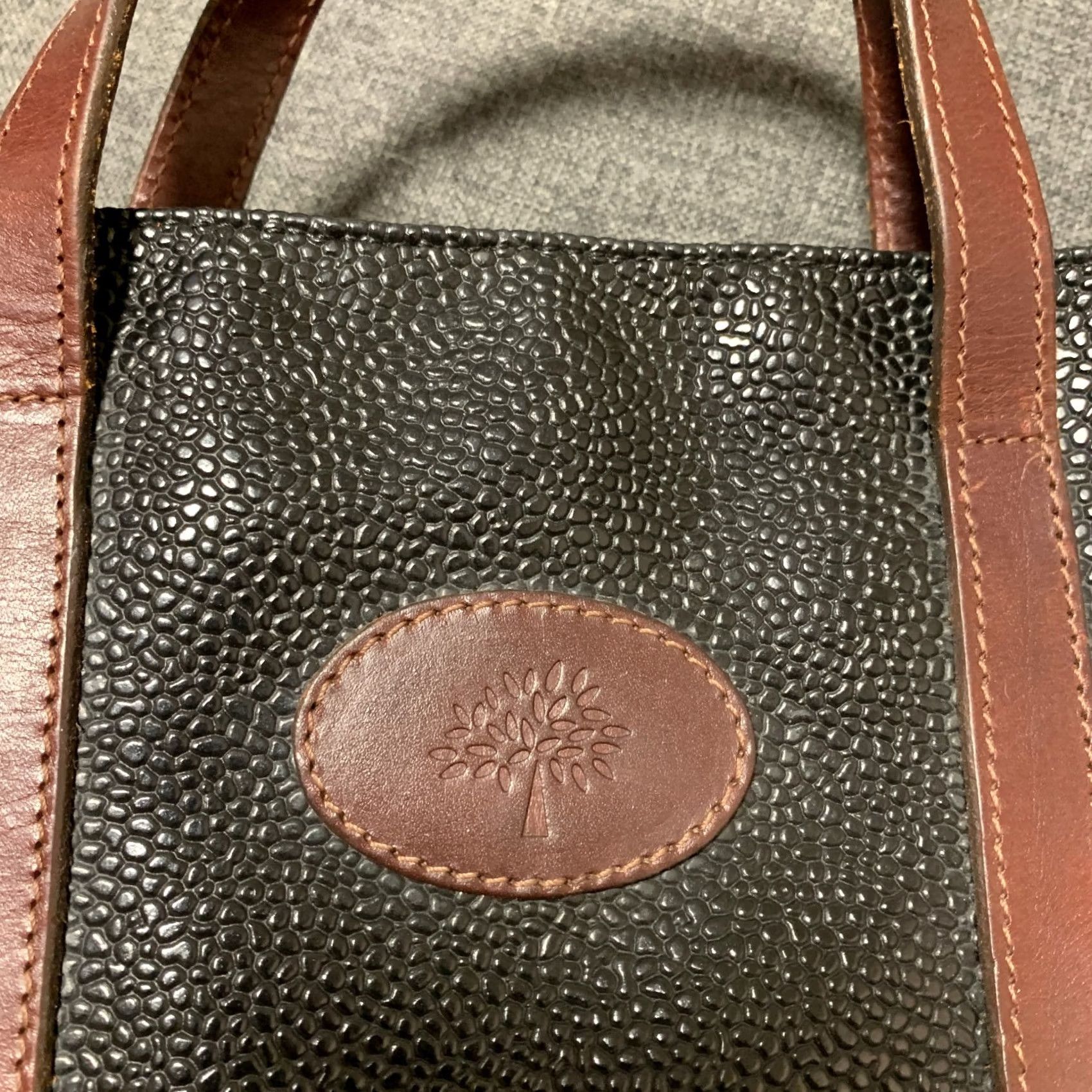 Mulberry Mulberry Small Bag Clutch Vintage Brown Leather Mulberry Clutch Womens Vintage Bag Small Mulberry Brown Leather Clutch Women Size ONE SIZE - 7 Thumbnail