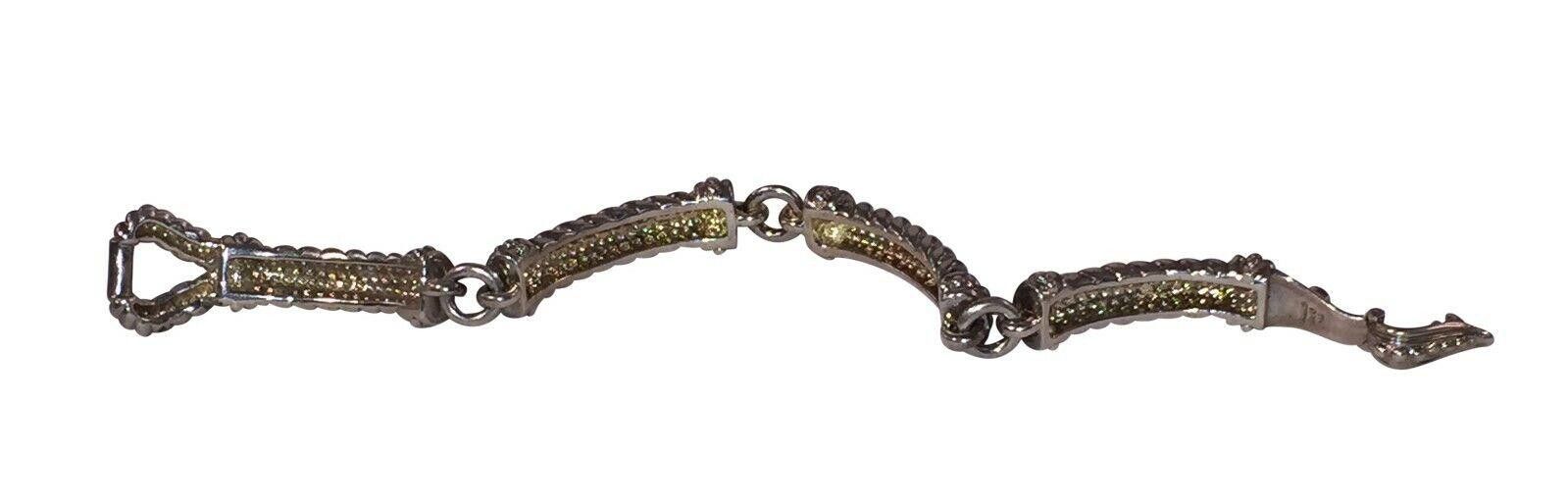 Designer Unique Sterling Silver Cable Cast Bracelet Size ONE SIZE - 3 Thumbnail
