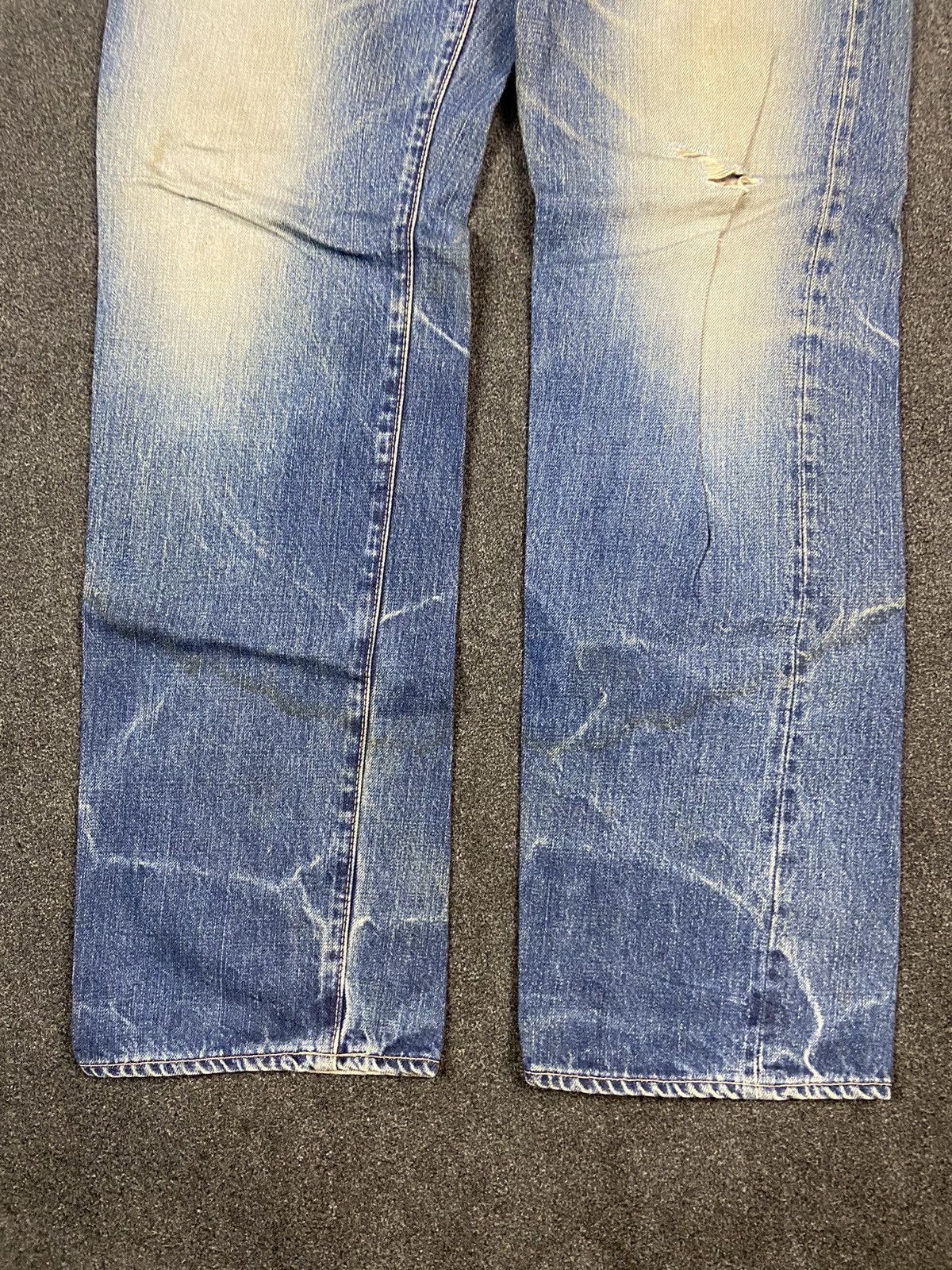 OMNIGOD × Vintage Vintage Omnigod Thunder Comb Orange Selvedge Denim Size US 30 / EU 46 - 2 Thumbnail