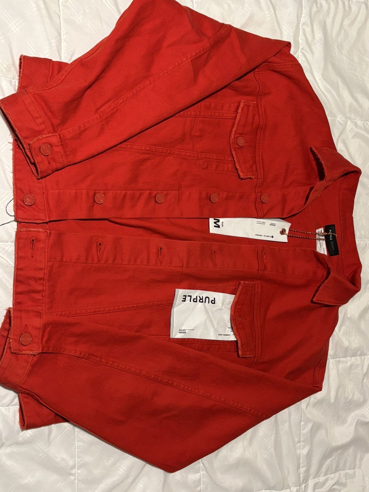 Purple Brand Purple brand Red denim jacket Size US M / EU 48-50 / 2 - 2 Thumbnail