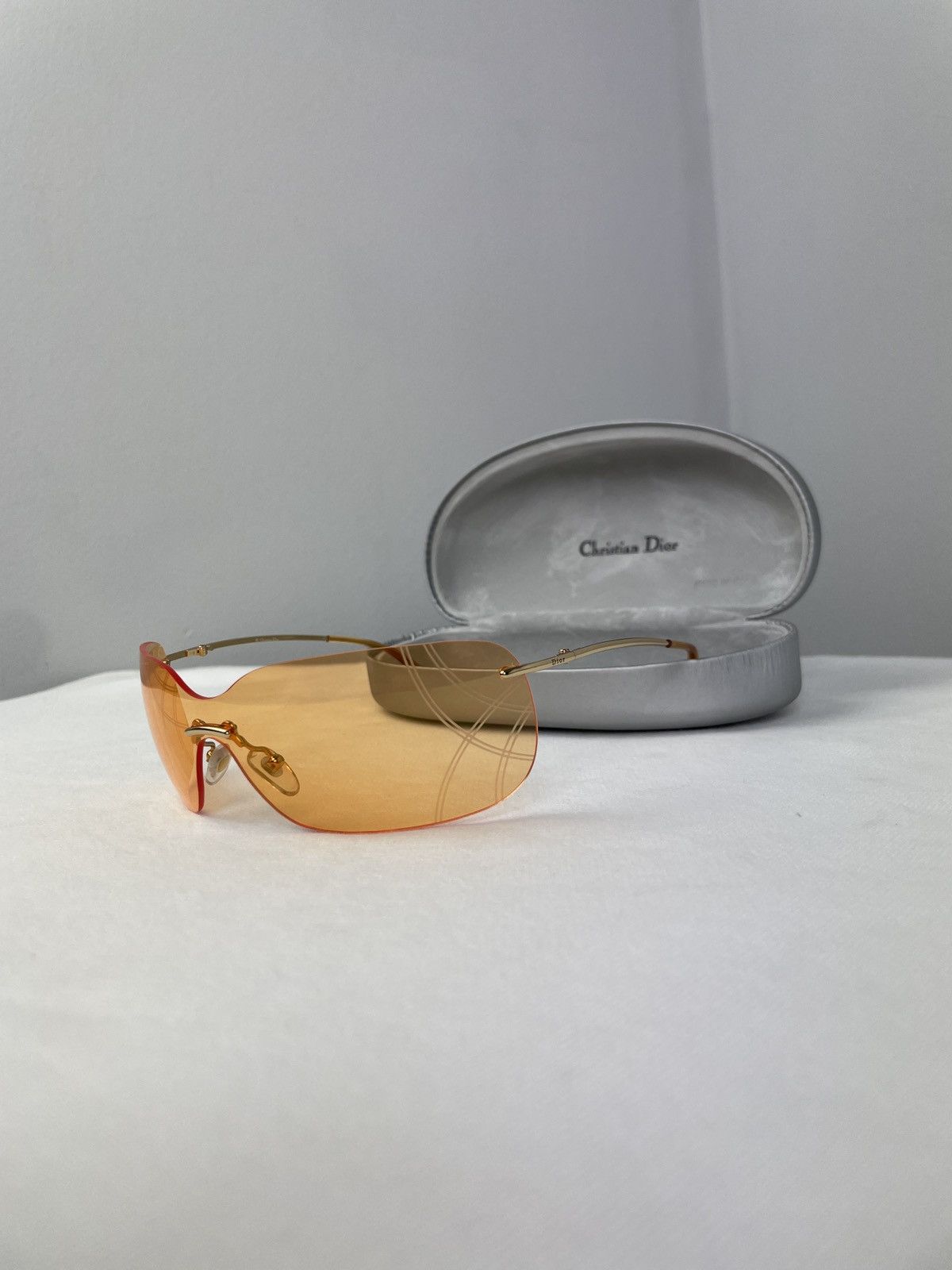 Christian Dior Monsieur Vintage Y2K Christian Dior Bowling Sunglasses With Case Size ONE SIZE - 12 Thumbnail