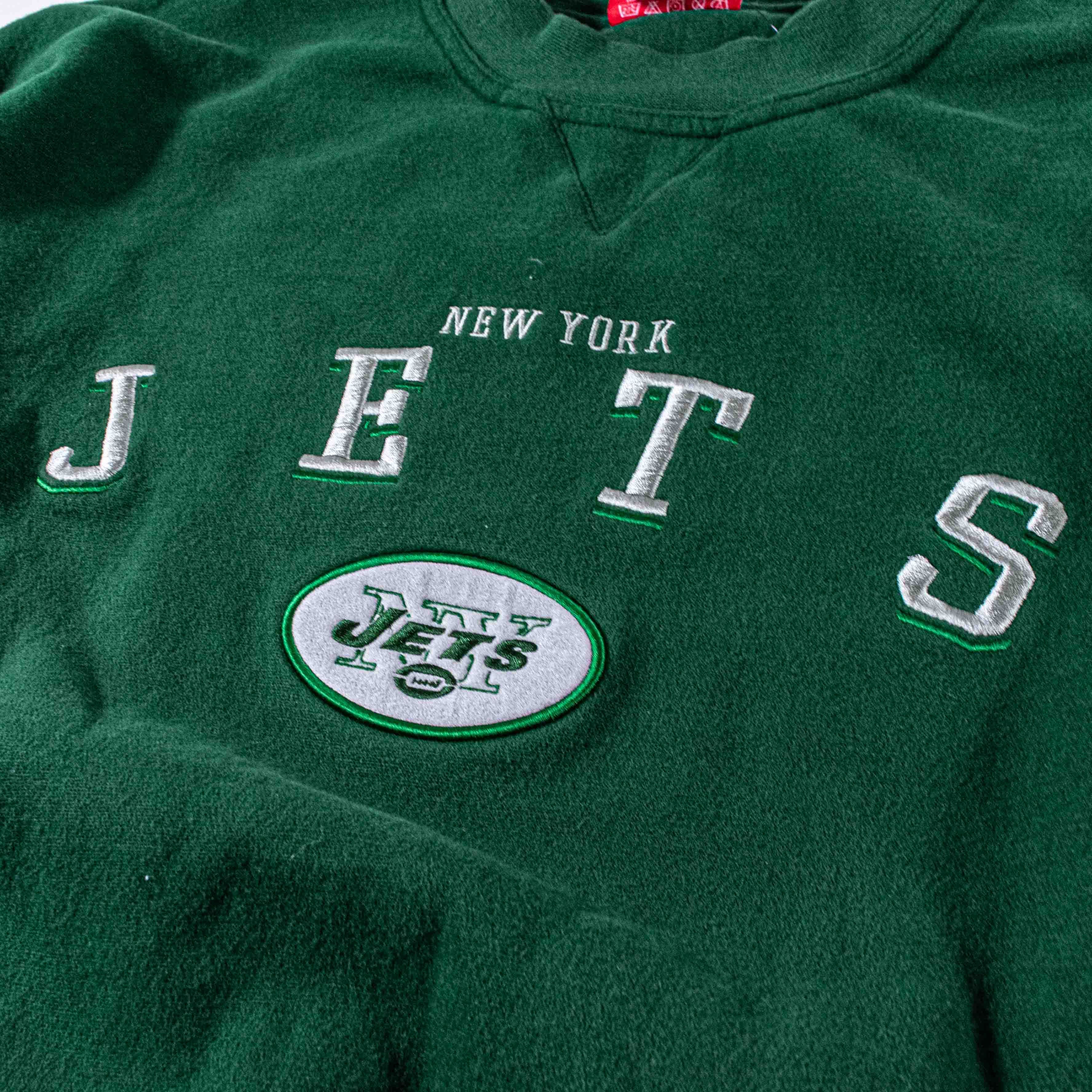 NFL Vintage New York Jets Spell Out Crewneck Sweatshirt Y2K NFL Size US XL / EU 56 / 4 - 5 Thumbnail