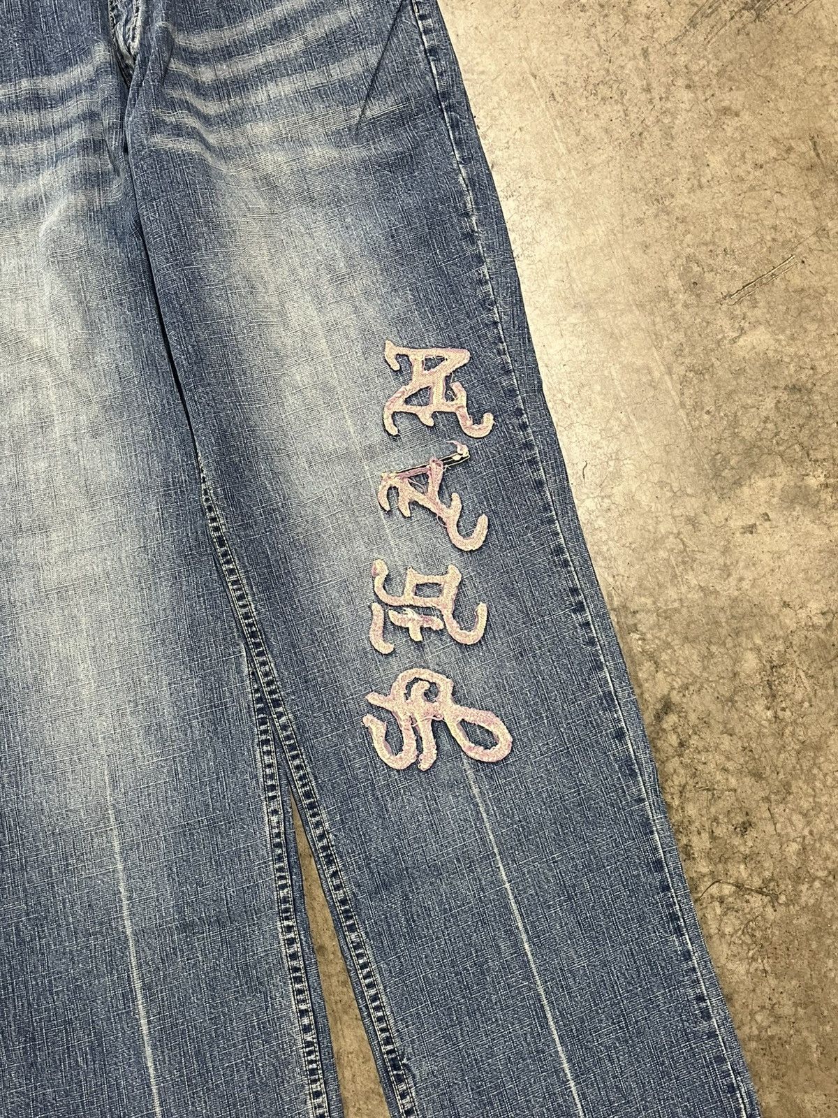 Sean John × Vintage Y2K baggy fit Sean John denim faded skater streetwear hype Size US 34 / EU 50 - 4 Thumbnail