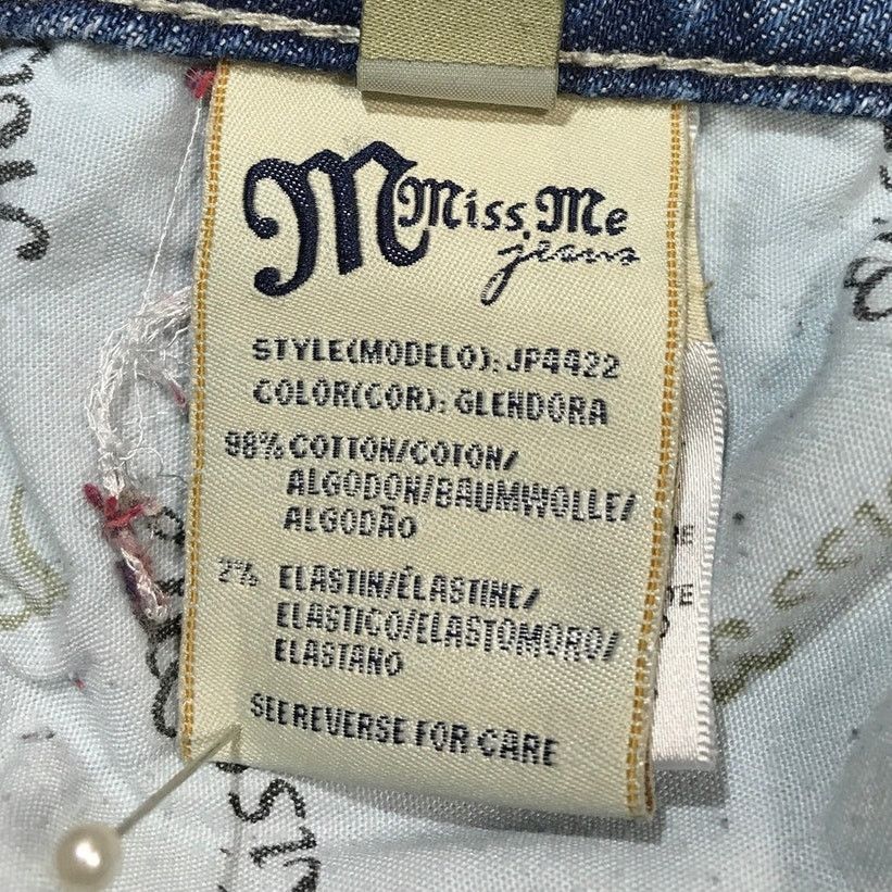Miss Me Miss Me Glendora Y2K Western Low Rise Bootcut Jeans 30 Size 32" / US 10 / IT 46 - 8 Thumbnail