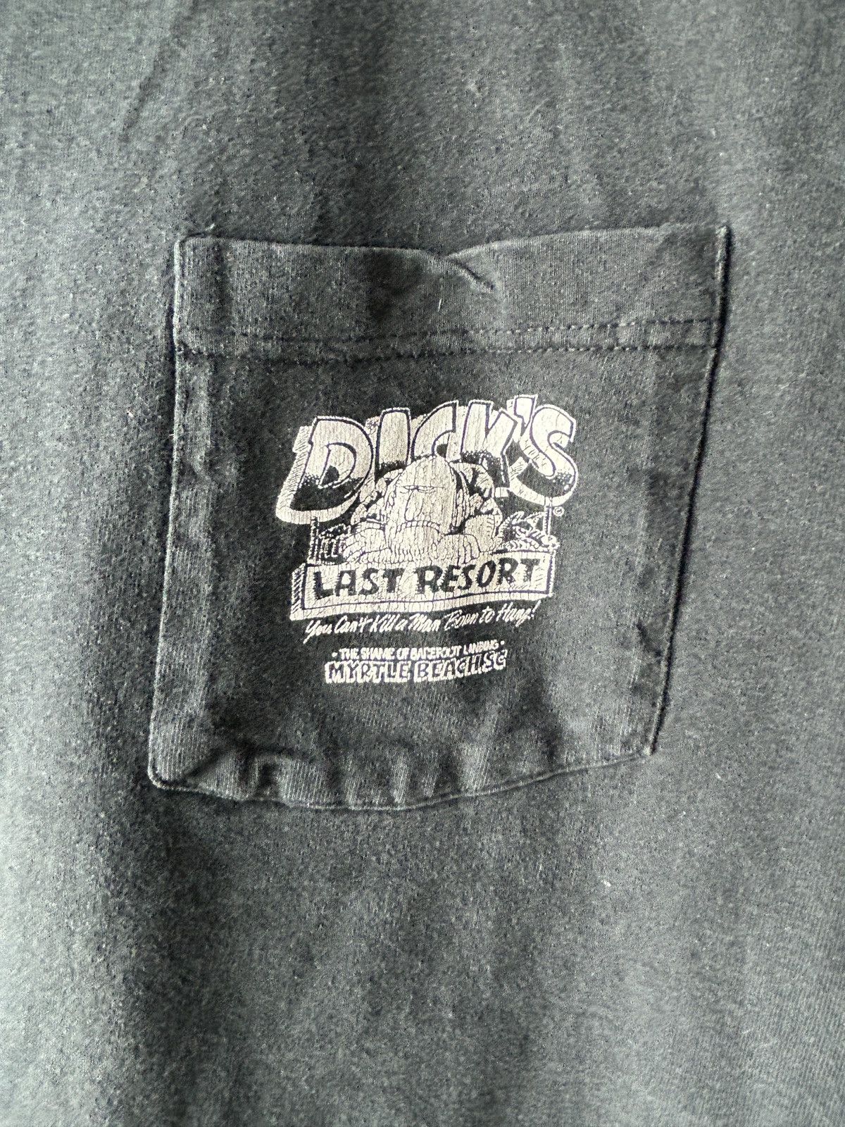 Vintage Vintage 90s Hoghead Dicks Restaurant Graphic Tee Size US M / EU 48-50 / 2 - 4 Thumbnail