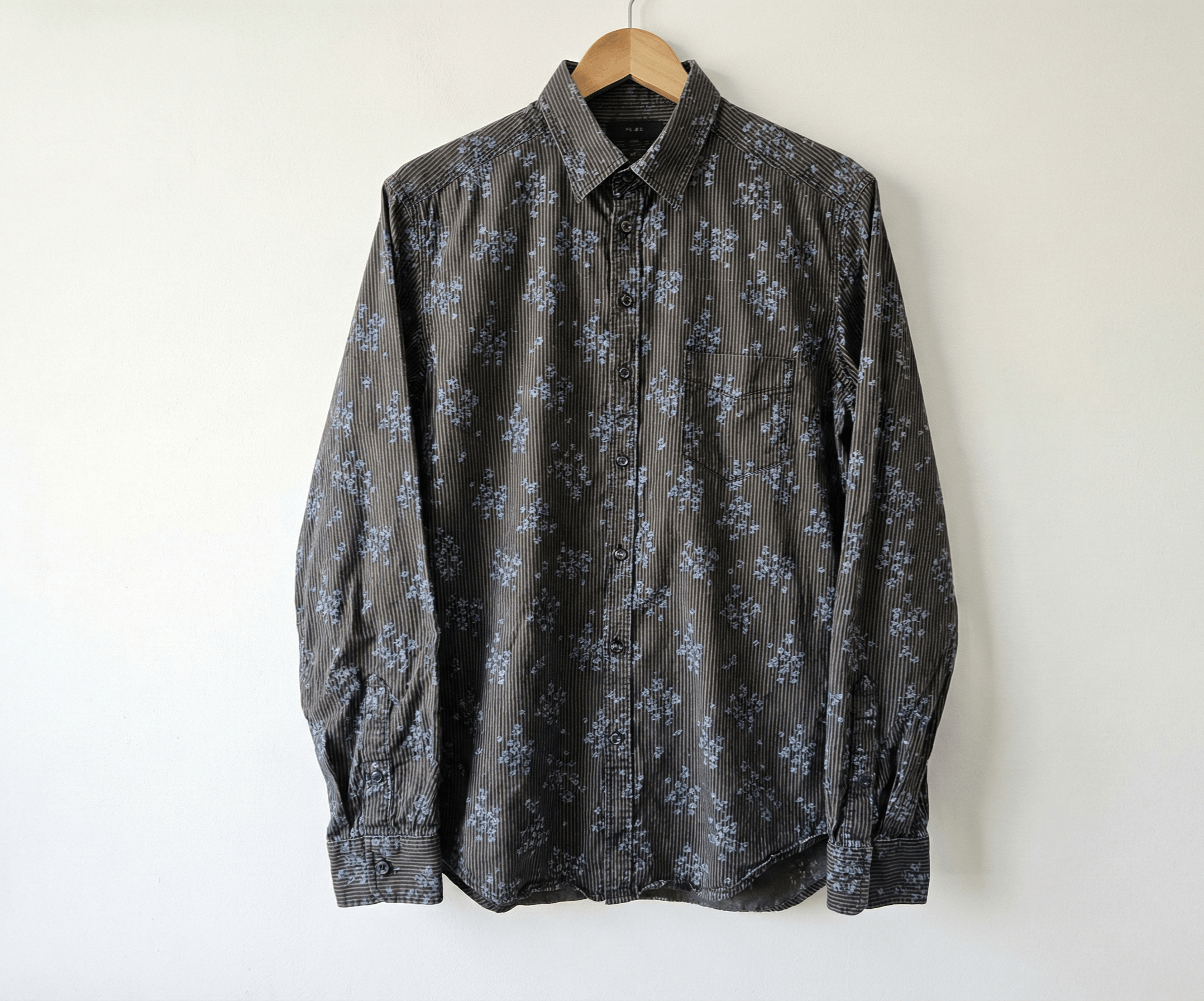 Diesel Vintage Diesel Shirt Men L Slim Fit Striped Stretch Y2K Size US L / EU 52-54 / 3 - 1 Thumbnail
