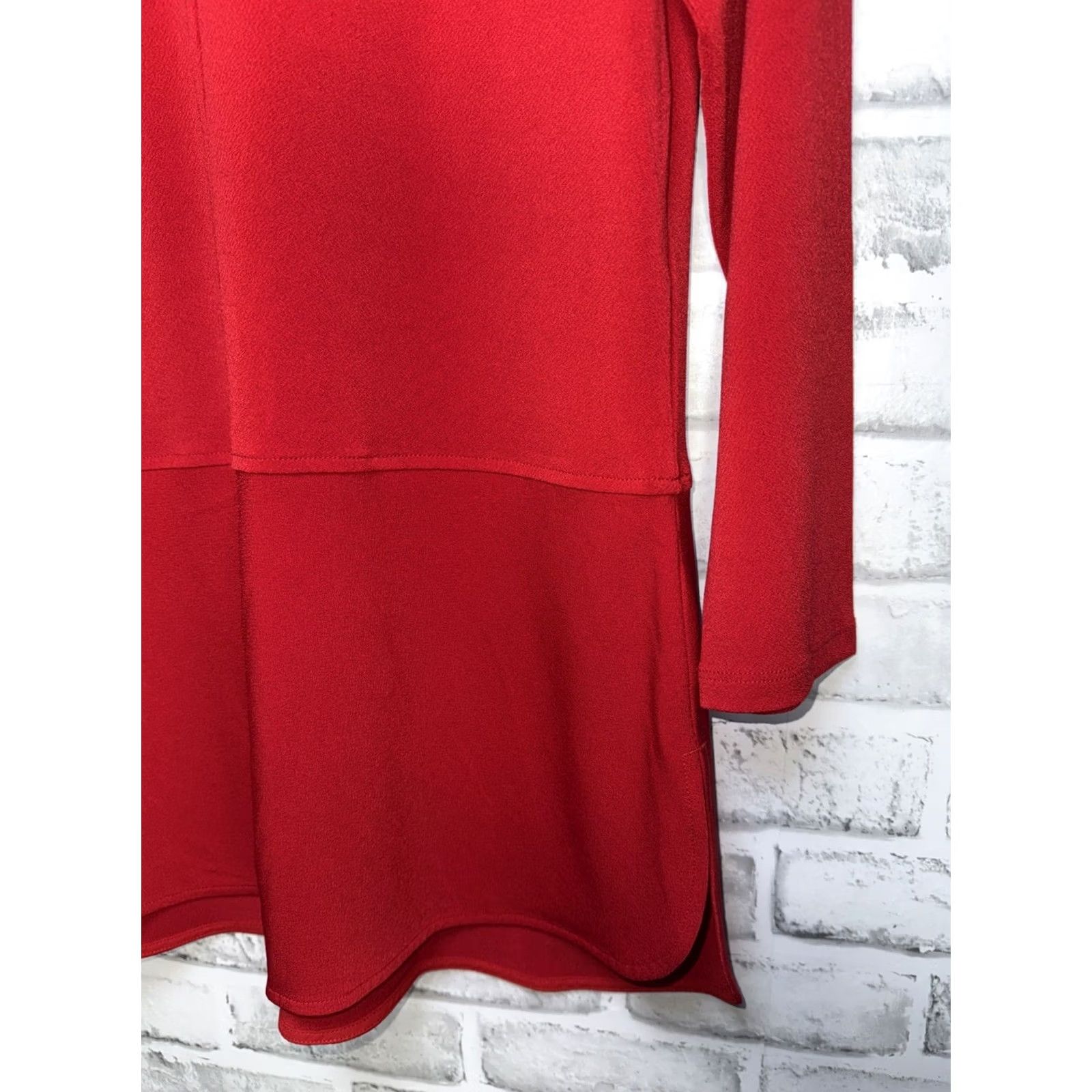 Ralph Lauren LAUREN RALPH LAUREN Tunic Shirt Red Womens M Fall NWT Size M / US 6-8 / IT 42-44 - 4 Thumbnail