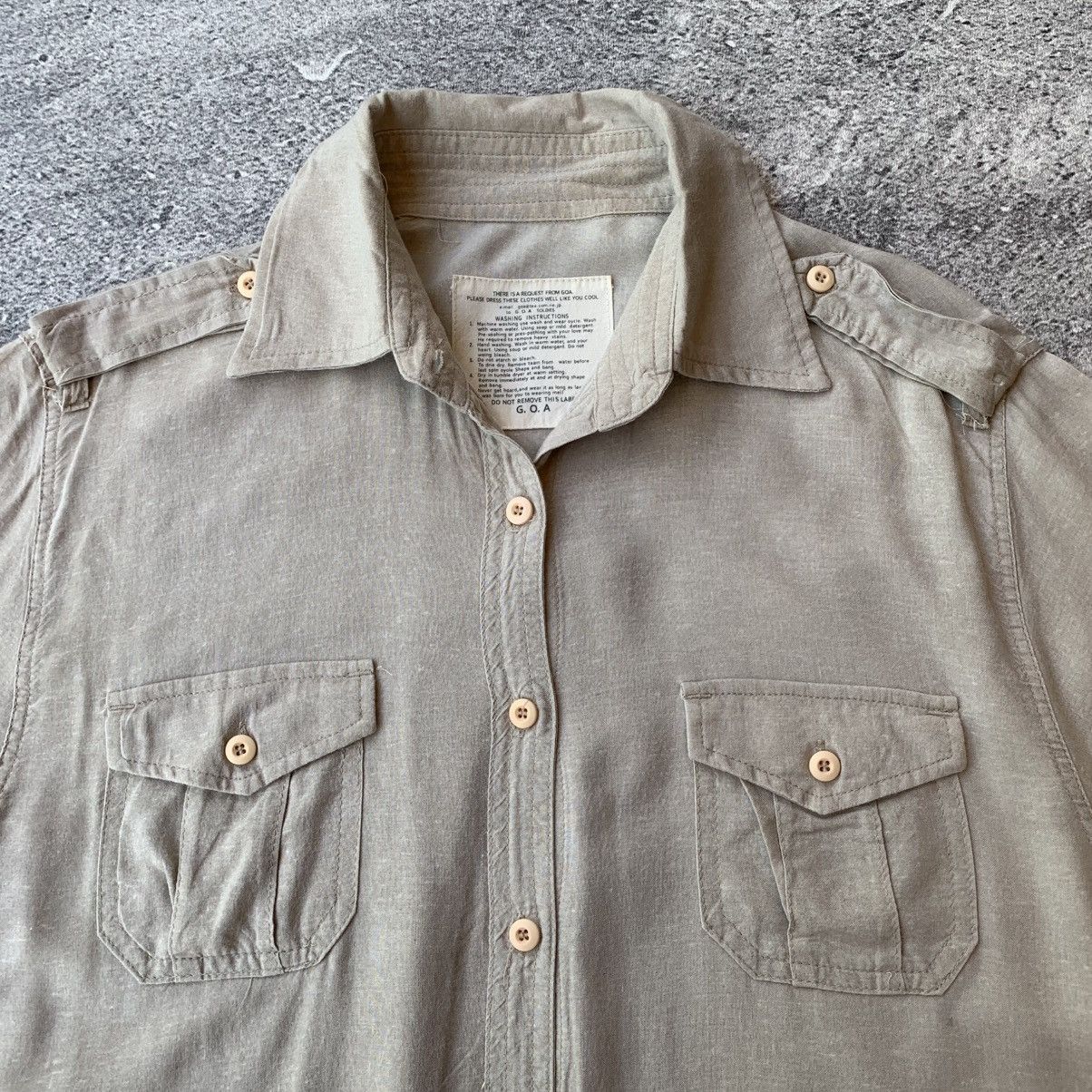 GOA G.O.A Military Button Up Shirts Size US L / EU 52-54 / 3 - 4 Thumbnail