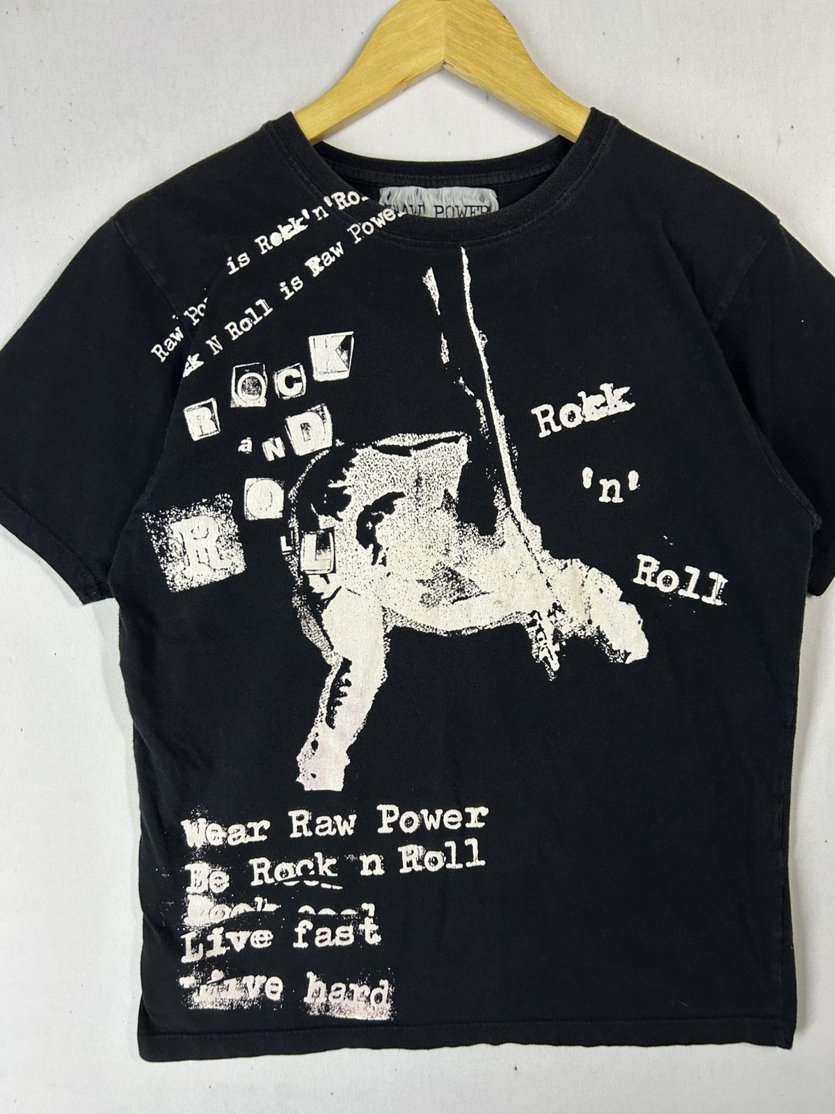 Band Tees × Vintage Vintage Raw Power tees Size US L / EU 52-54 / 3 - 3 Thumbnail