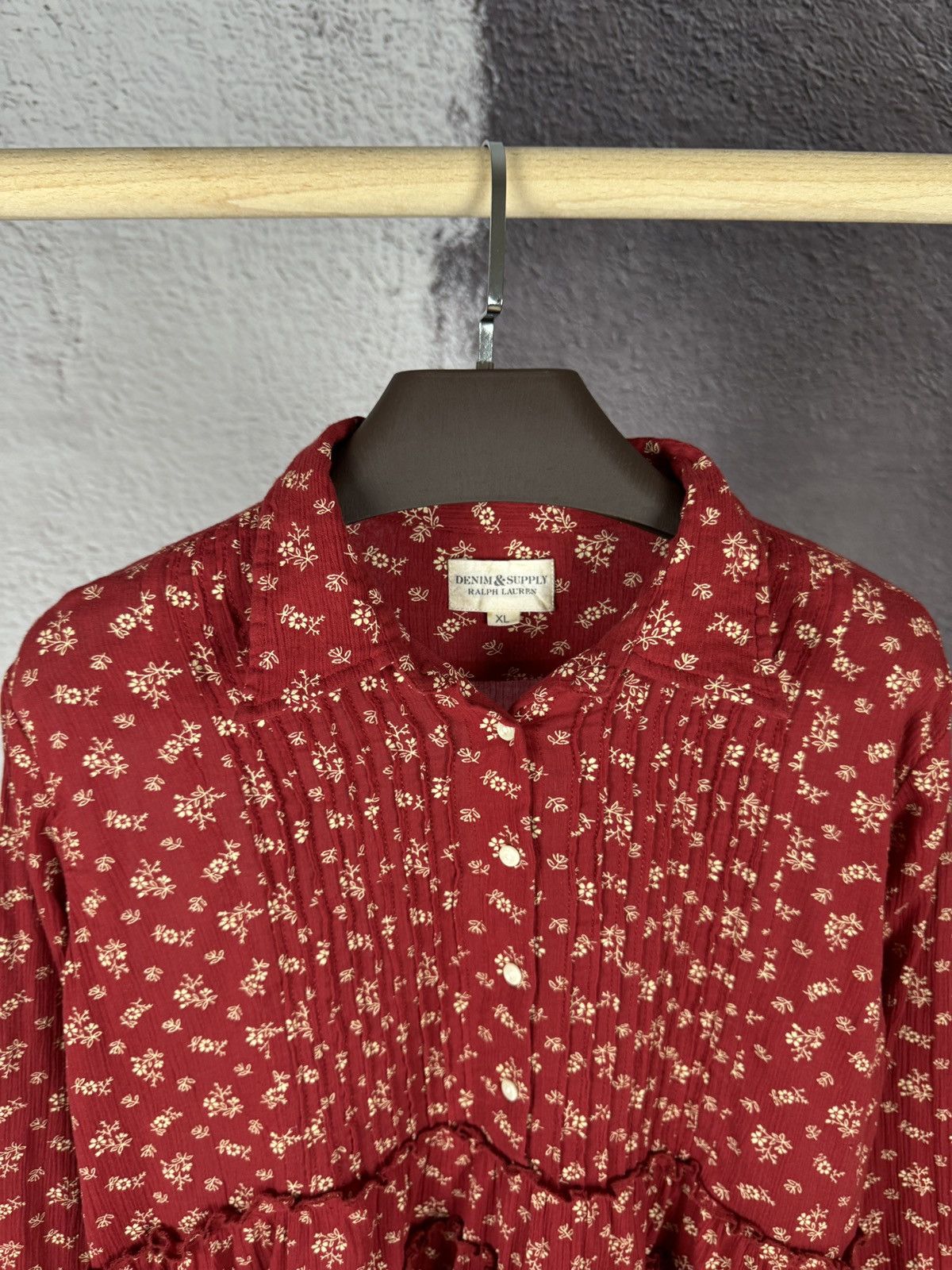 Denim & Supply Ralph Lauren Denim & Supply Ralph Lauren leaf floral pattern mini dress Size XL / US 12-14 / IT 48-50 - 6 Thumbnail