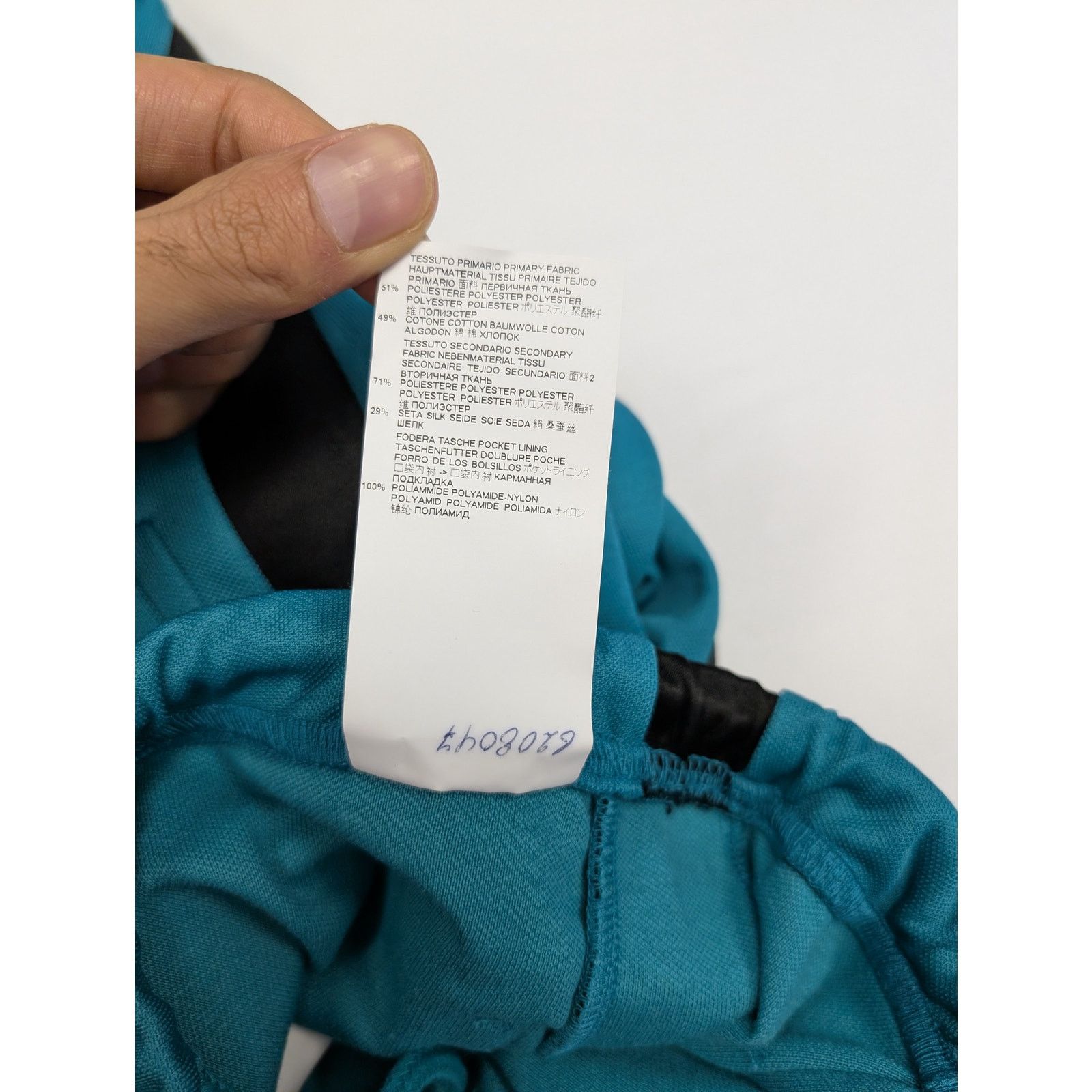 Maison Margiela o1rshd1 Classic Trousers Pants in Teal Blue Size US 34 / EU 50 - 19 Thumbnail