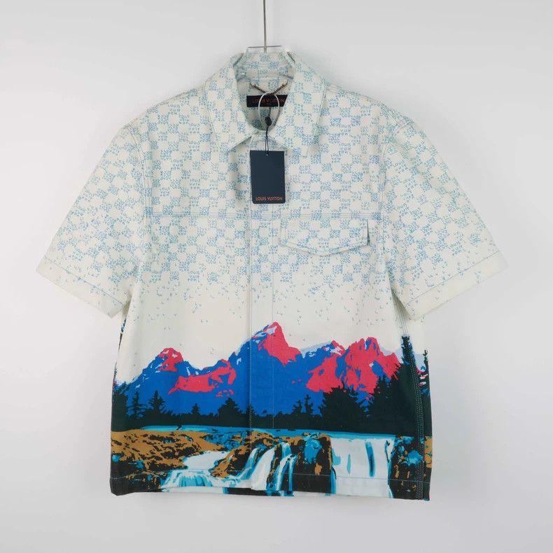 Louis Vuitton Louis Vuitton Thousand Paper Crane Snow Mountain Scenery S Size US M / EU 48-50 / 2 - 1 Thumbnail