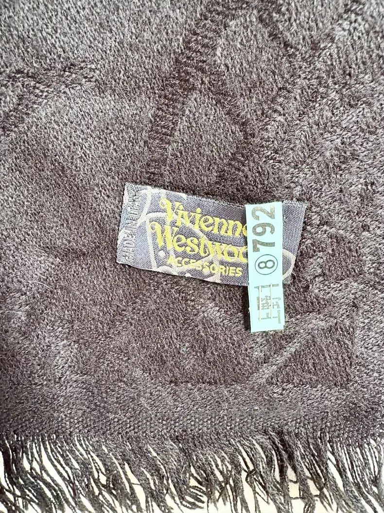 Vivienne Westwood Vivienne Westwood Vintage Black Saturn Scarf with Big Eart Size ONE SIZE - 5 Thumbnail