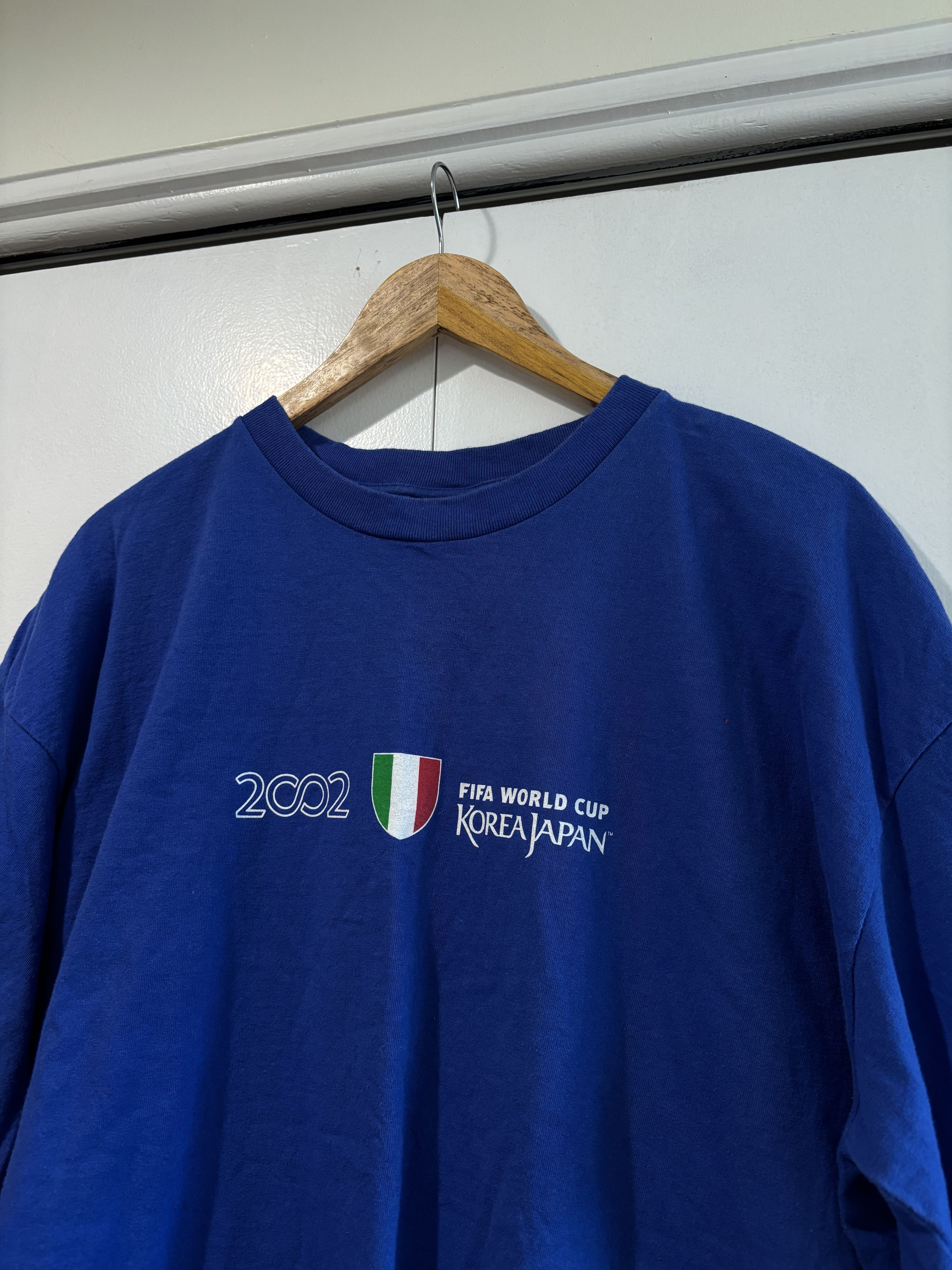 Adidas × Vintage Vintage 2002 World Cup Adidas T Shirt Dated 1999 Size US XL / EU 56 / 4 - 5 Thumbnail