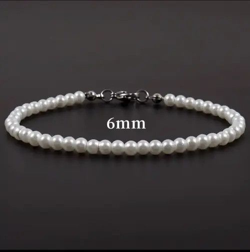VIBE 6mm Beads Pearl Bracelet Size ONE SIZE - 5 Thumbnail